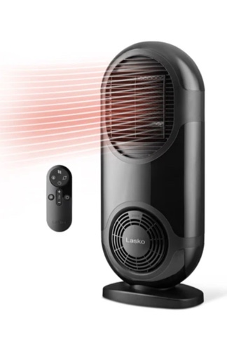 LASKO CC27350 27" MOTION X CONSOLE SPACE HEATER WITH REMOTE CONTROL, BLACK