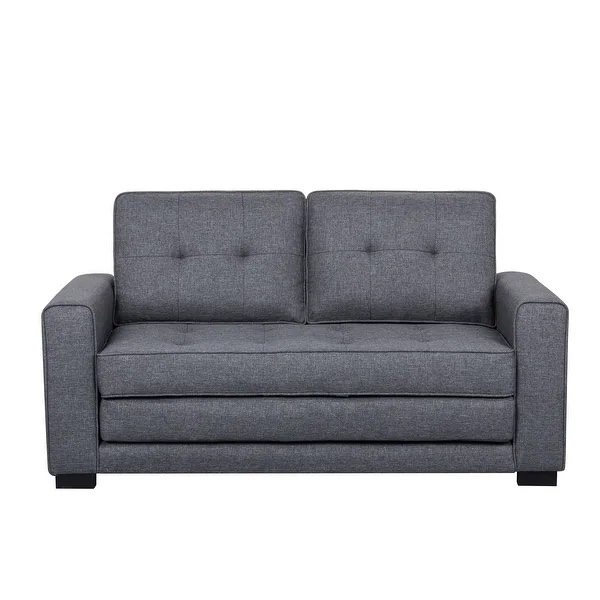US Pride Daisy Modern Fabric Loveseat and Sofa Bed - Dark Grey  Brand: US Pride Furniture