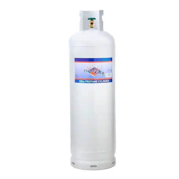 Flame King 100LB Steel Propane Tank Cylinder with POL Valve and Collar  Brand: Flame King  Share