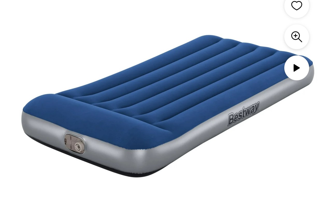 Bestway® Tritech Air Mattress Twin 12" with Built-in AC Pump