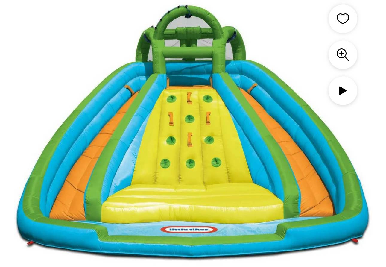 Little Tikes Rocky Mountain River Race Inflatable Water Slide