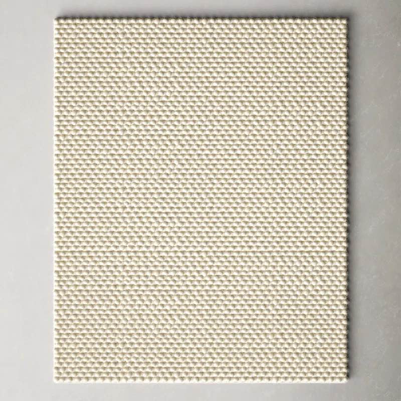 8' x 10' Hero Handmade Handwoven Cream Area Rug