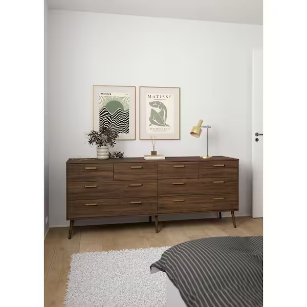 Condition photo showing Good Condition for 8-drawer double dresser