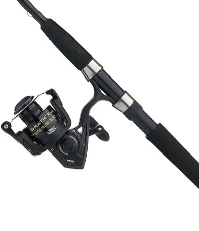 penn wrath ii spinning reel and fishing rod combo