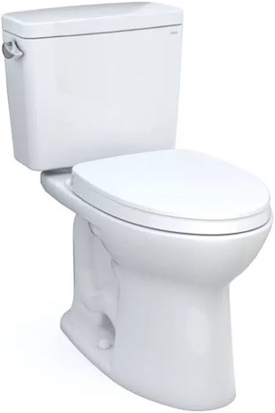 toto drake 1.28 gpf toilet tank with washlet+ auto flush compatibility, cotton white - st776ea#01