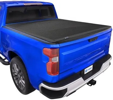 tyger auto t3 soft tri-fold truck bed tonneau cover compatible with 2019-2026 chevy silverado gmc sierra 1500 (not fit 19 ld/limited) | 5'10" (70") bed | tg-bc3c1053