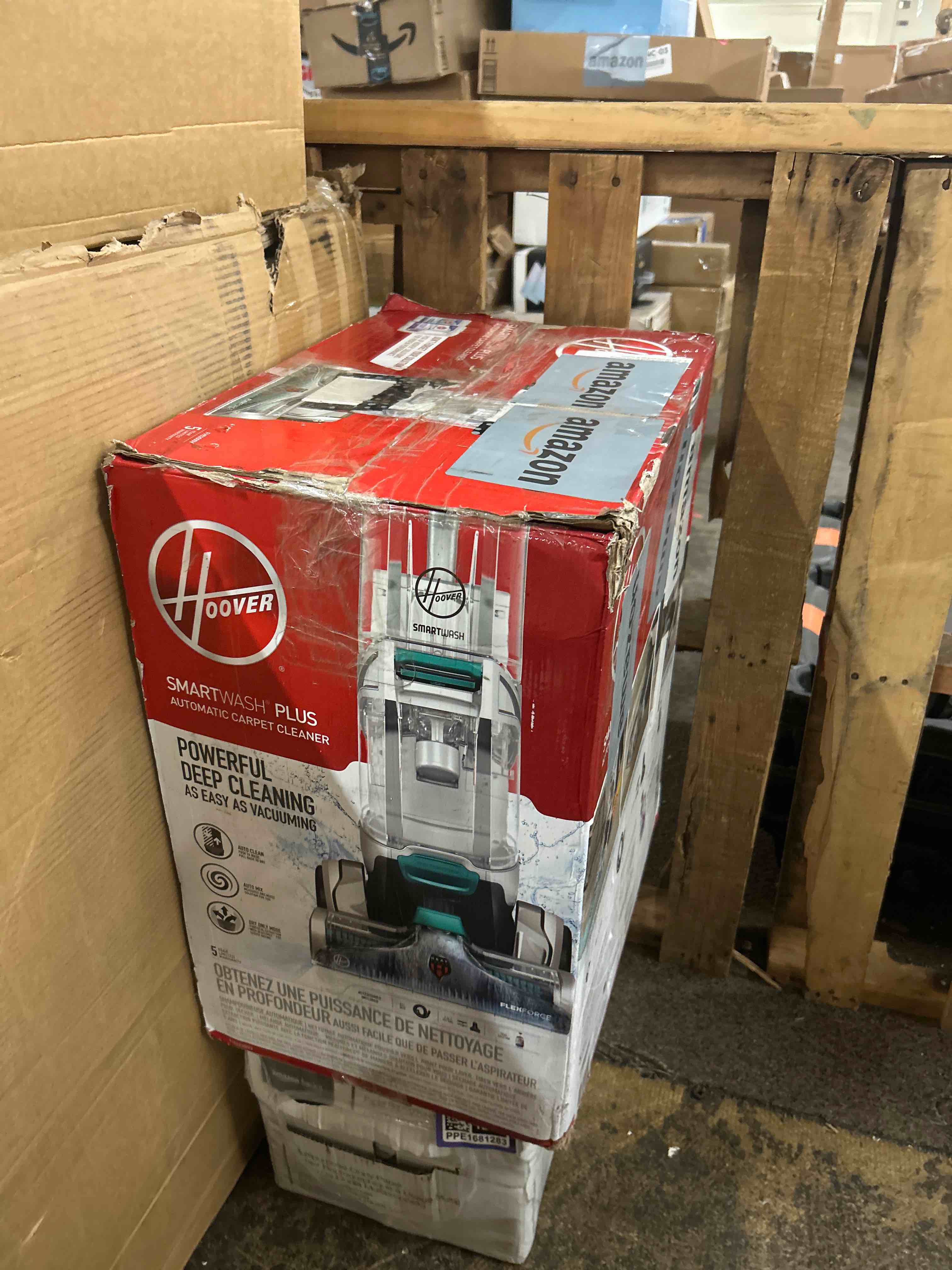 Condition photo showing New/Like New for hoover smartwash automatic carpet cleaner machine, fh52000, turquoise