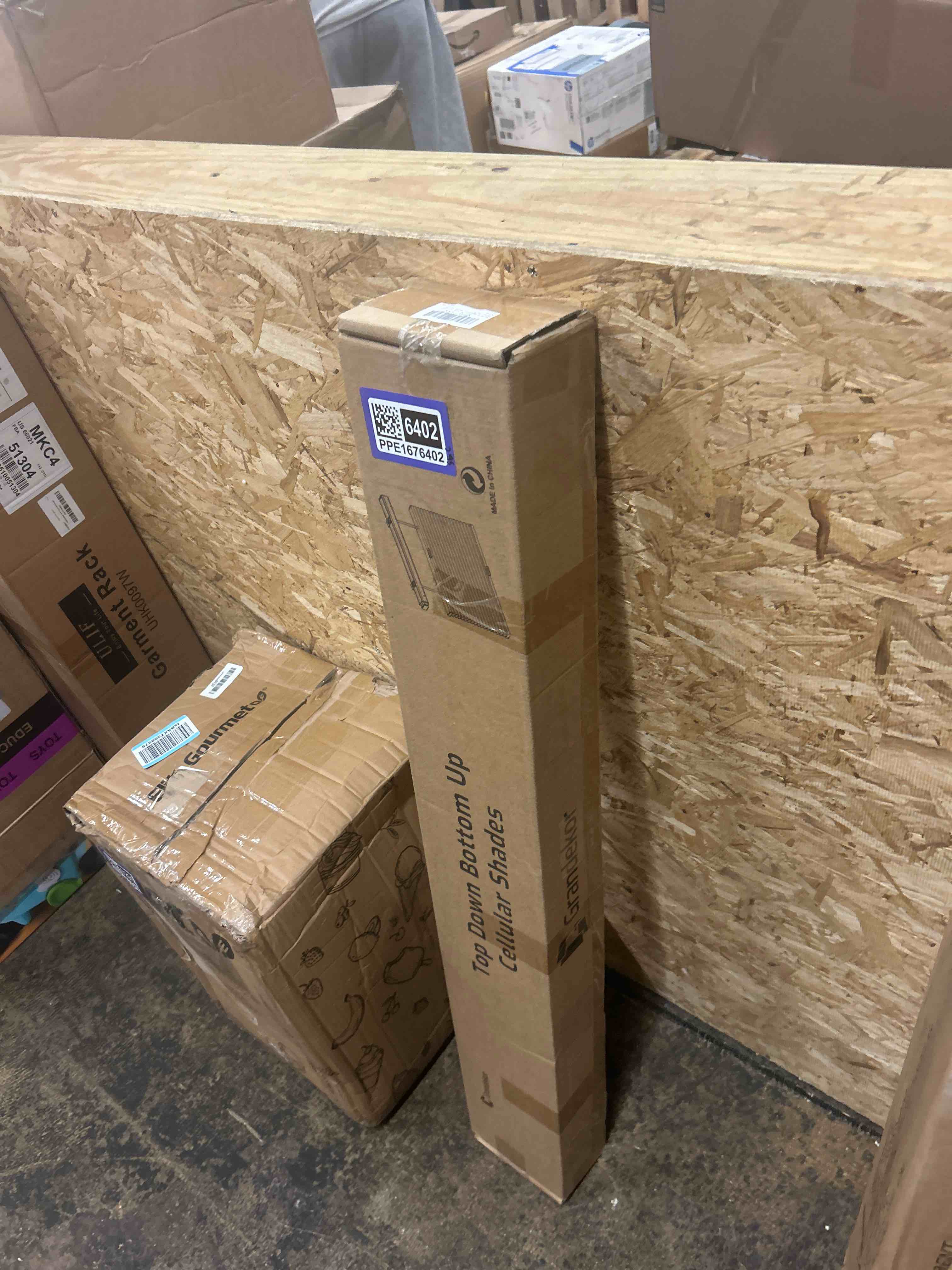 Condition photo showing New/Like New for grandekor no drill top down bottom up cellular shades blackout,36wx64h | 1.5" large cell honeycomb design with thermal insulation, cordless operation, privacy control & no-drill rental friendly
