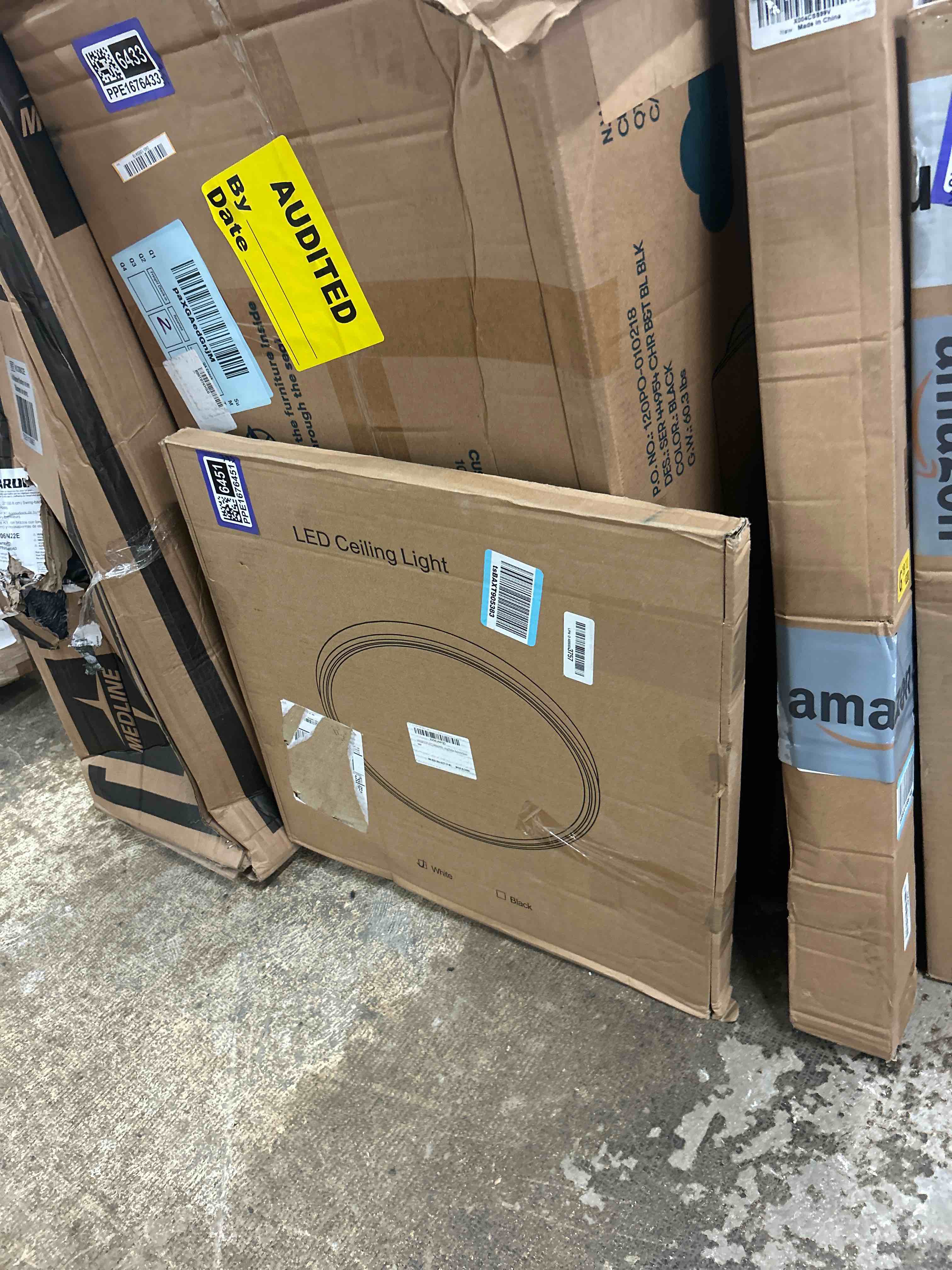 Condition photo showing New/Like New for wkoncldy 5cct 3000k//3500k/4500k//5000k/6000k selectable, dimmable led flush mount ceiling light, 20 inch 5000lm round modern flat panel,super slim for living dining kitchen bedroom room
