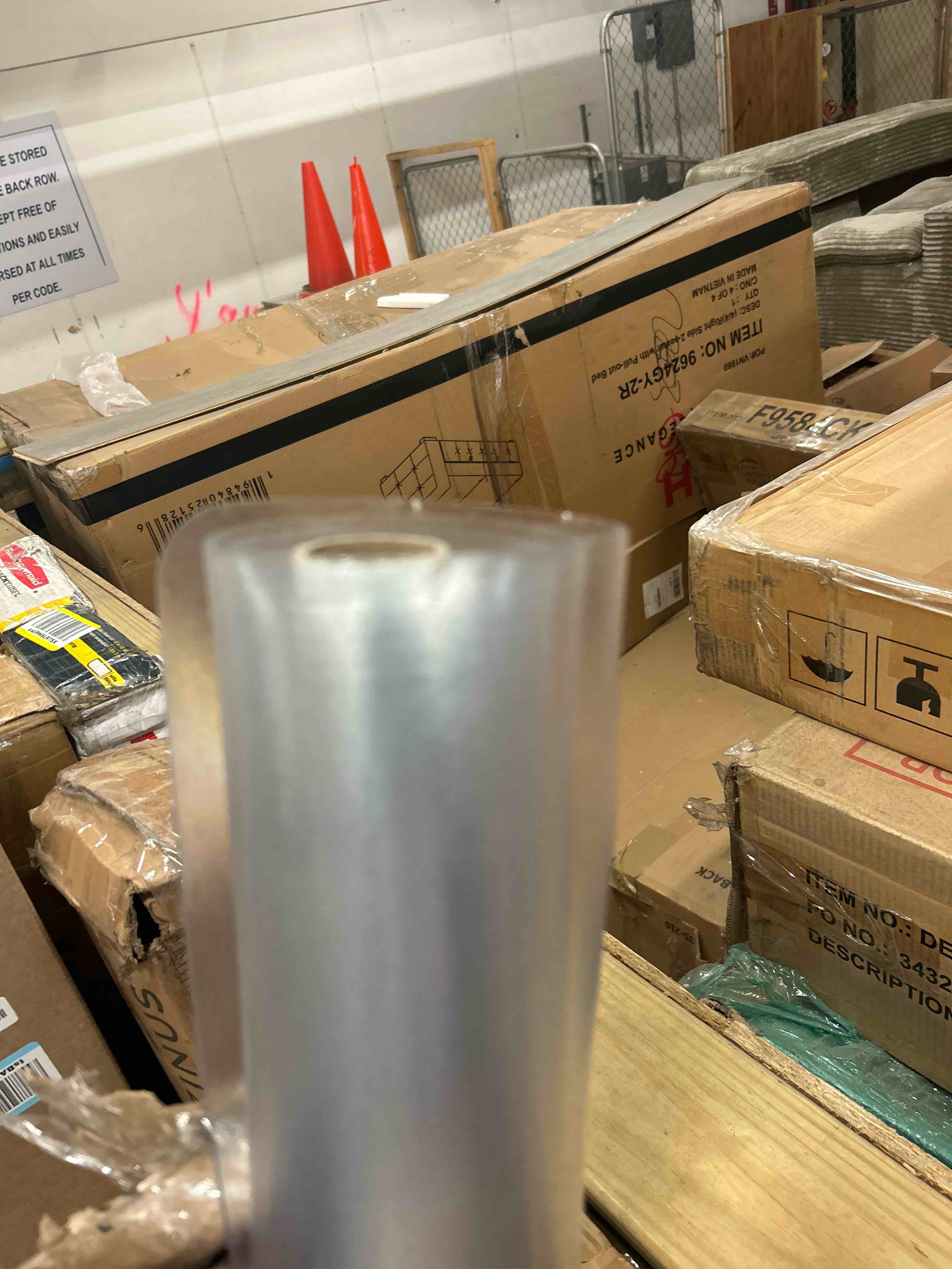 Condition photo showing New/Like New for necaux frosted pvc table cover protector 46 x 71 inch 1.5mm thick | low glare fingerprint resistant scratch spill protection easy clean for dining tables desks countertops workspaces