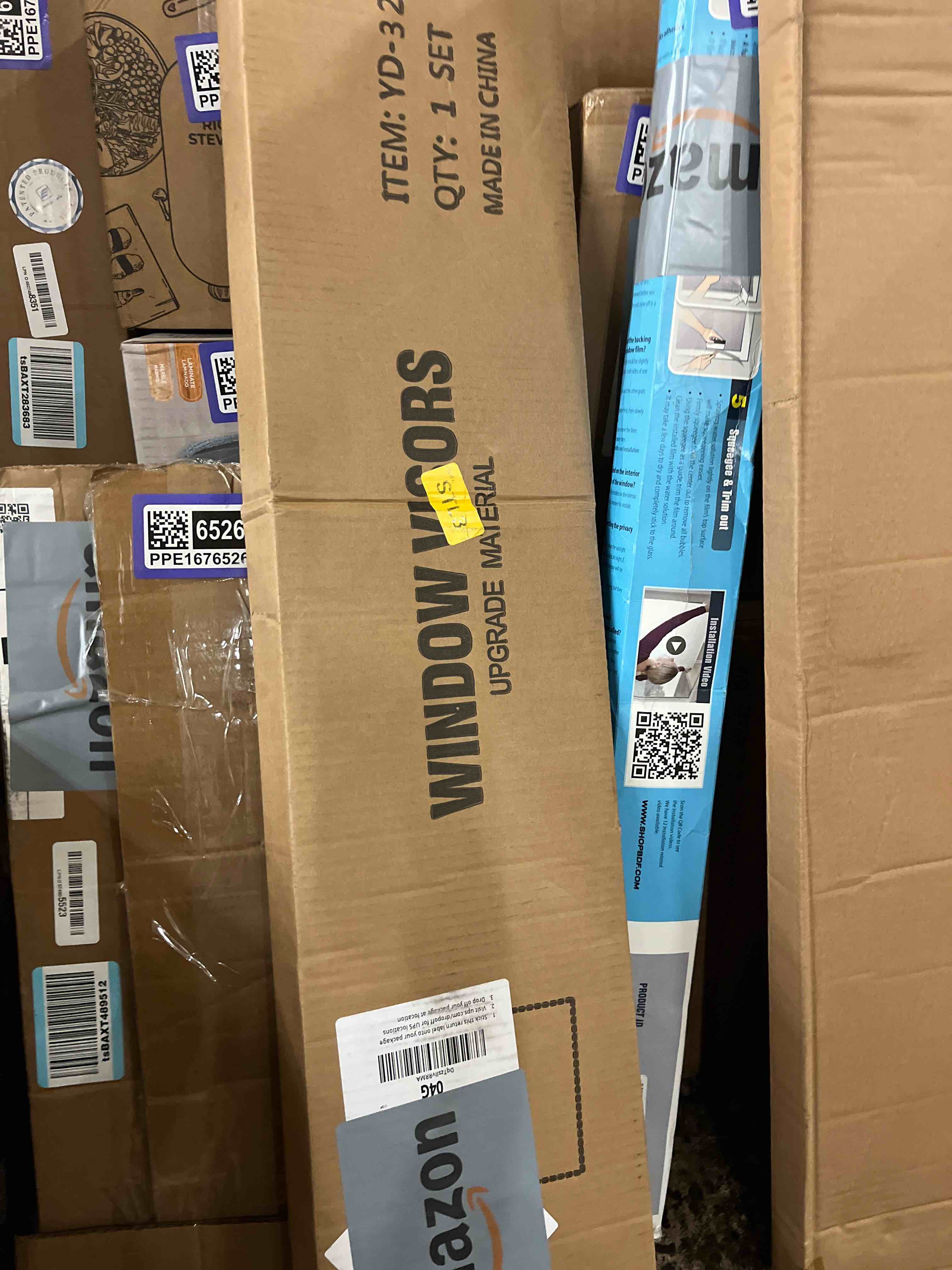Condition photo showing New/Like New for auto ventshade [avs] outside mount rain guards for 2019-2025 ram 1500, crew cab only (new body only) | window vent visors, 4 pcs. - smoke | 94806