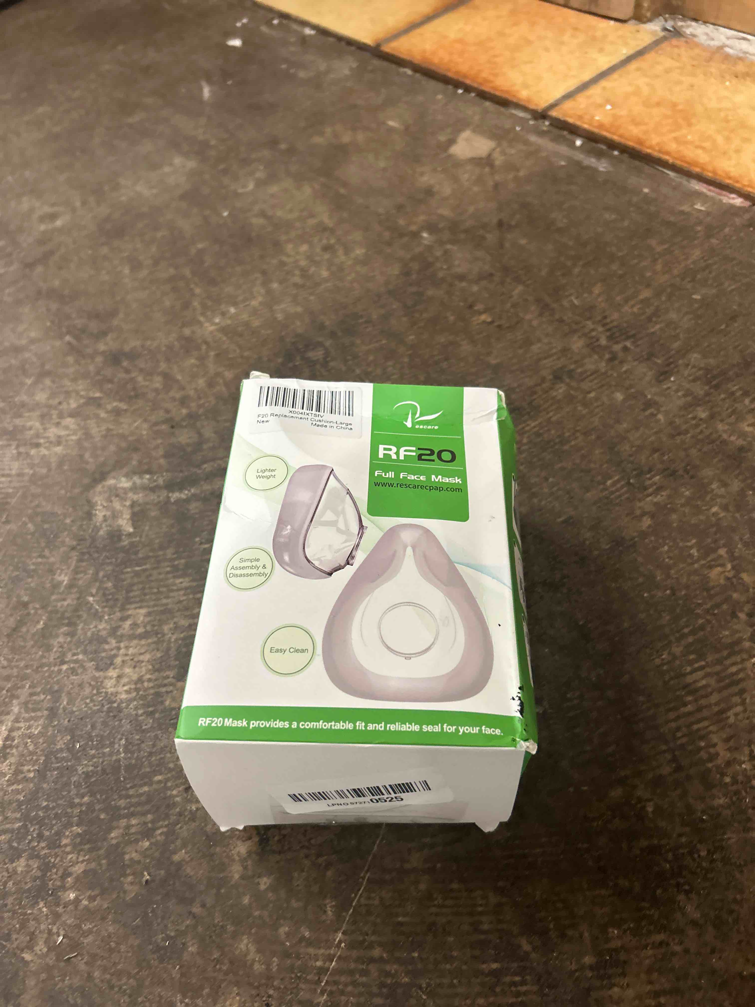 Condition photo showing New/Like New for airfit f20 replacement cushion large - 3 packs compatible with original f20 frame, ultra-soft & durable seal, reliable & comfortable