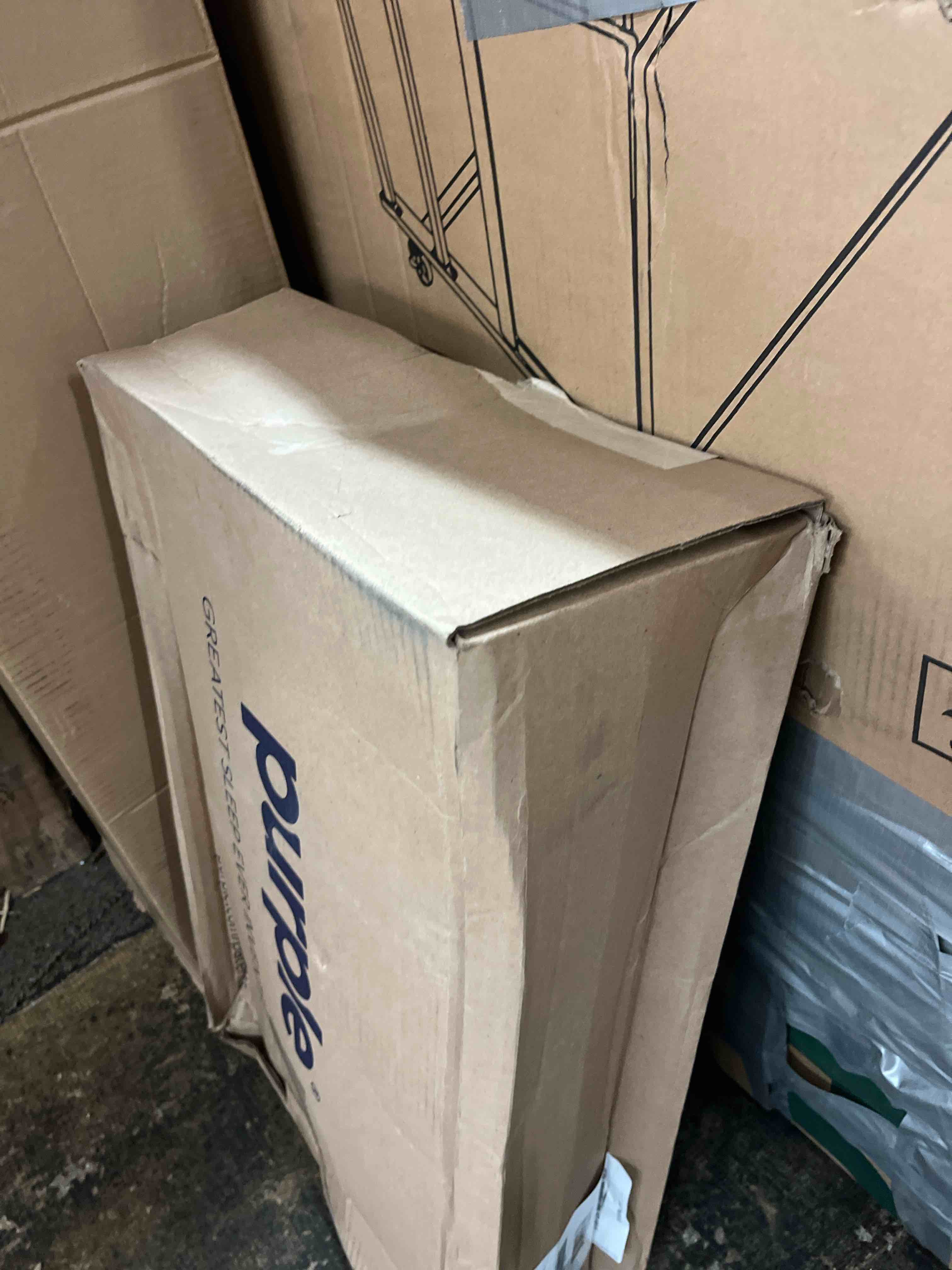 Condition photo showing New/Like New for purple harmony pillow - talalay latex foam cooling pillow for combo or side sleepers, 360º hex gelflex grid for no-pressure support and luxurious weightless feel - standard, medium feel, med height