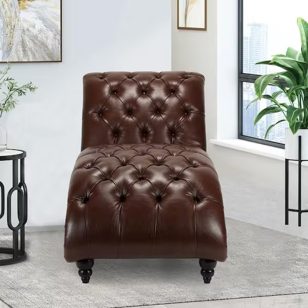 Condition photo showing New/Like New for seafuloy brown chaise longue