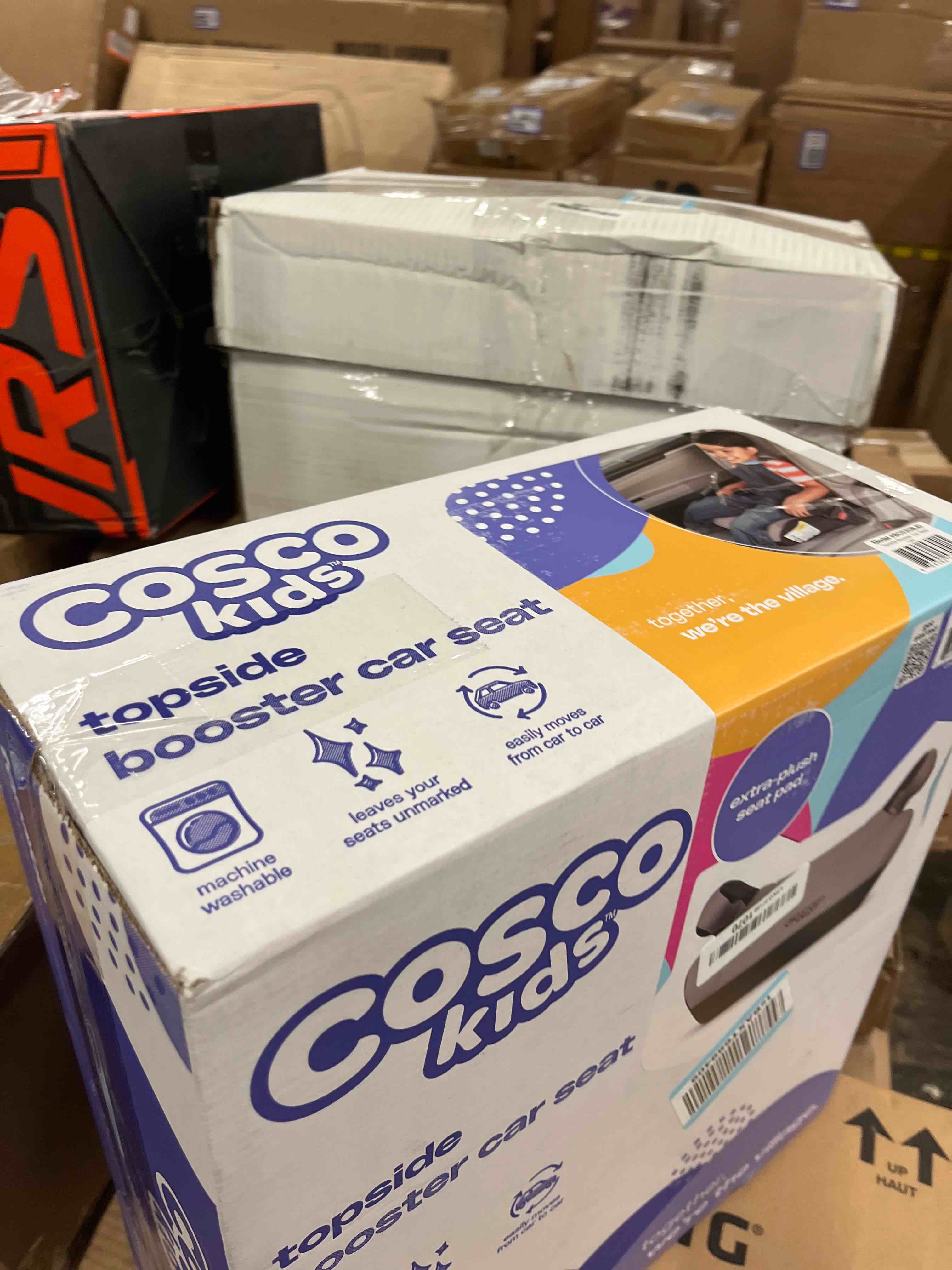 Condition photo showing New/Like New for cosco topside backless booster car seat, lightweight booster seats for cars 40-100 lbs, backless booster seat for car, leo