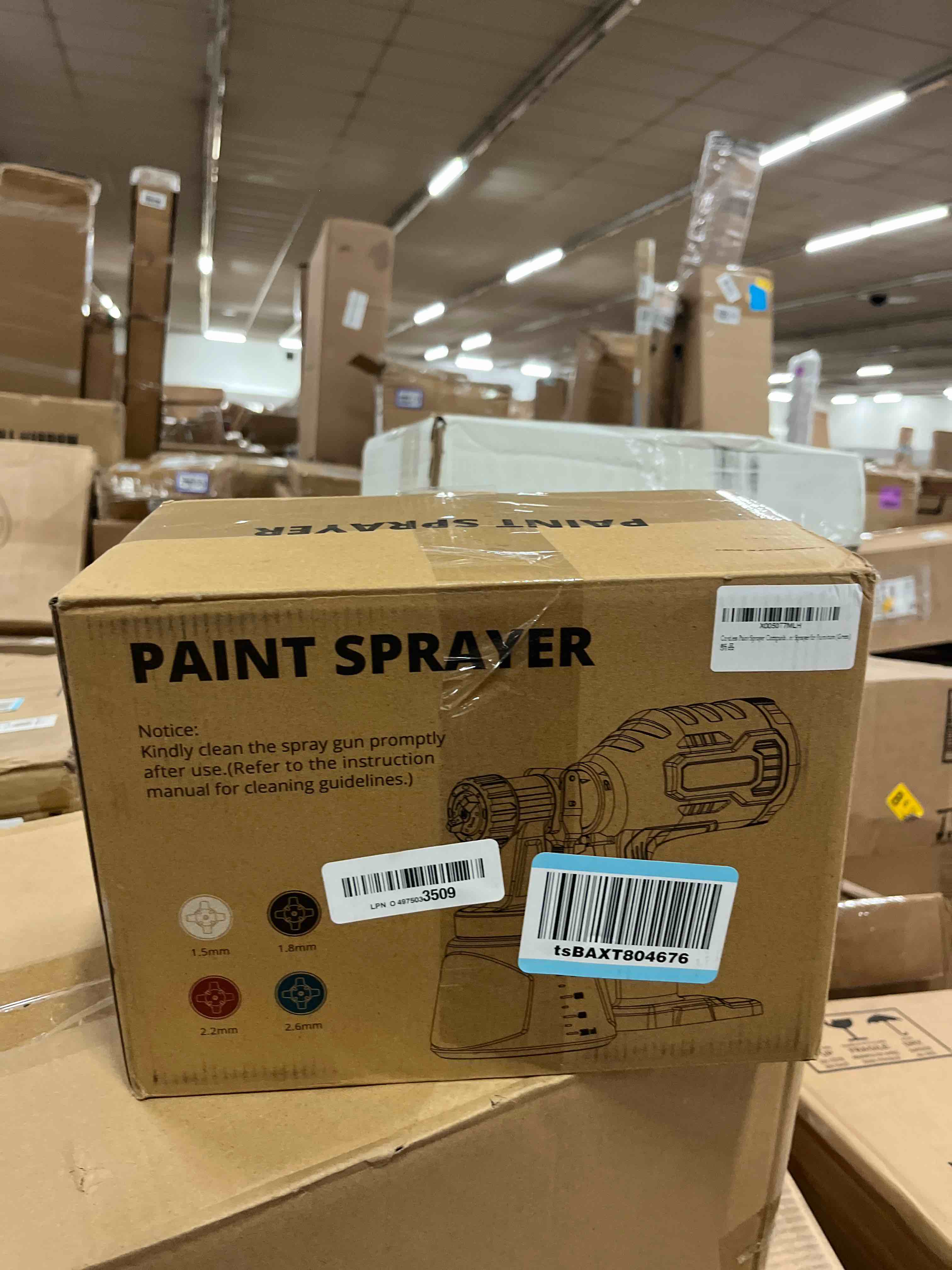Condition photo showing New/Like New for paint sprayer compatible with ryobi 18v battery(battery not included) | 1000ml/min high flow,1000ml container,150 din/s max viscosity,paint sprayer for furniture