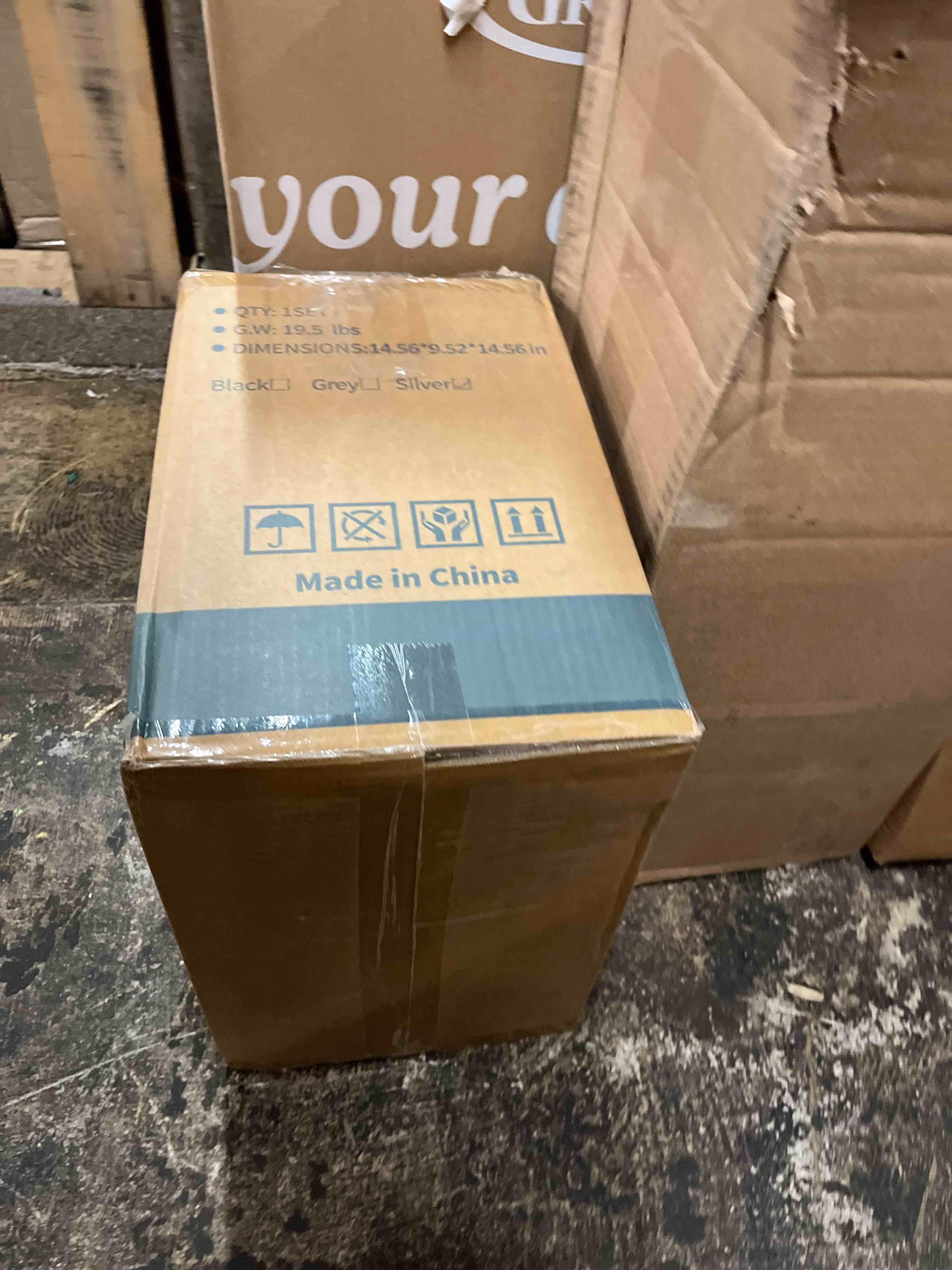 Condition photo showing New/Like New for nugget ice maker 40lbs/day, countertop ice maker soft chewable ice, ice makers one-click & self-cleaning, crushed pellet ice machine with scoop&basket for home/kitchen/office, stainless silver