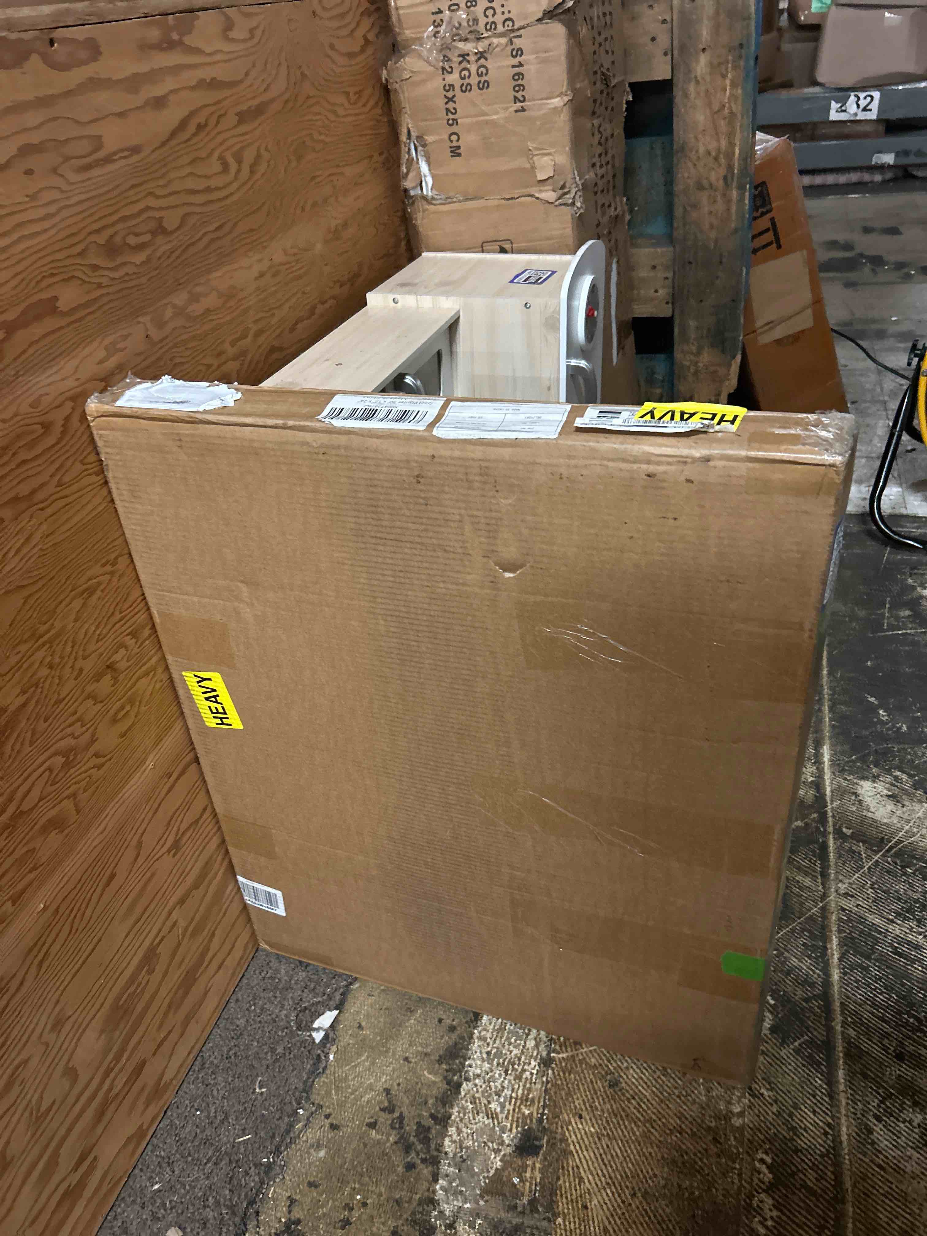 Condition photo showing New/Like New for metal planter box 30'' x 12'' x 24'' for porch, garden, patio, yard | heavy duty rectangle planter box with with drainage holes & rust-proof coating, modern outdoor/indoor black planter box