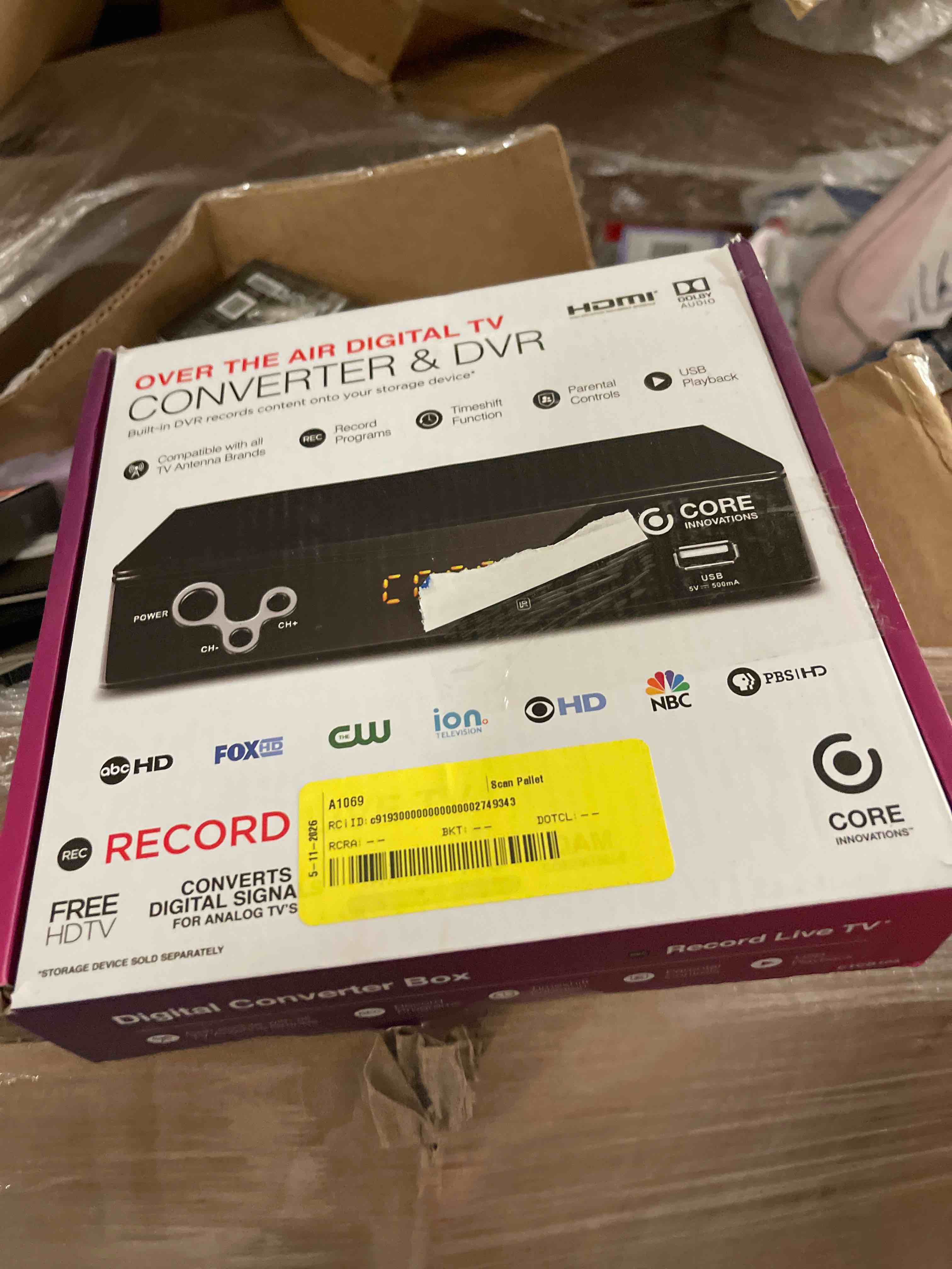 Condition photo showing New/Like New for dp ctcb105 over the air digital tv converter & dvr box