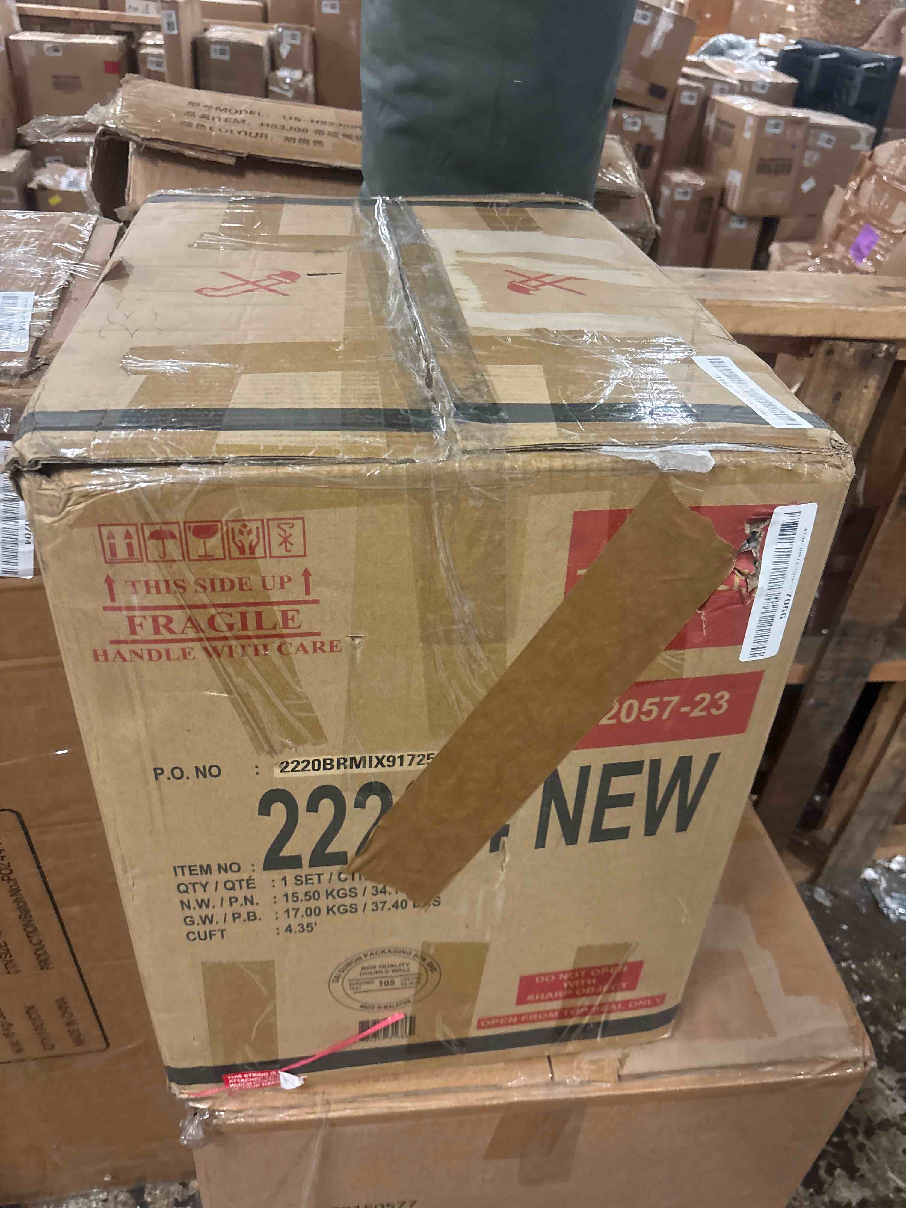 Condition photo showing New/Like New for homelegance lorenzi 2 drawer nightstand in black 2220-4