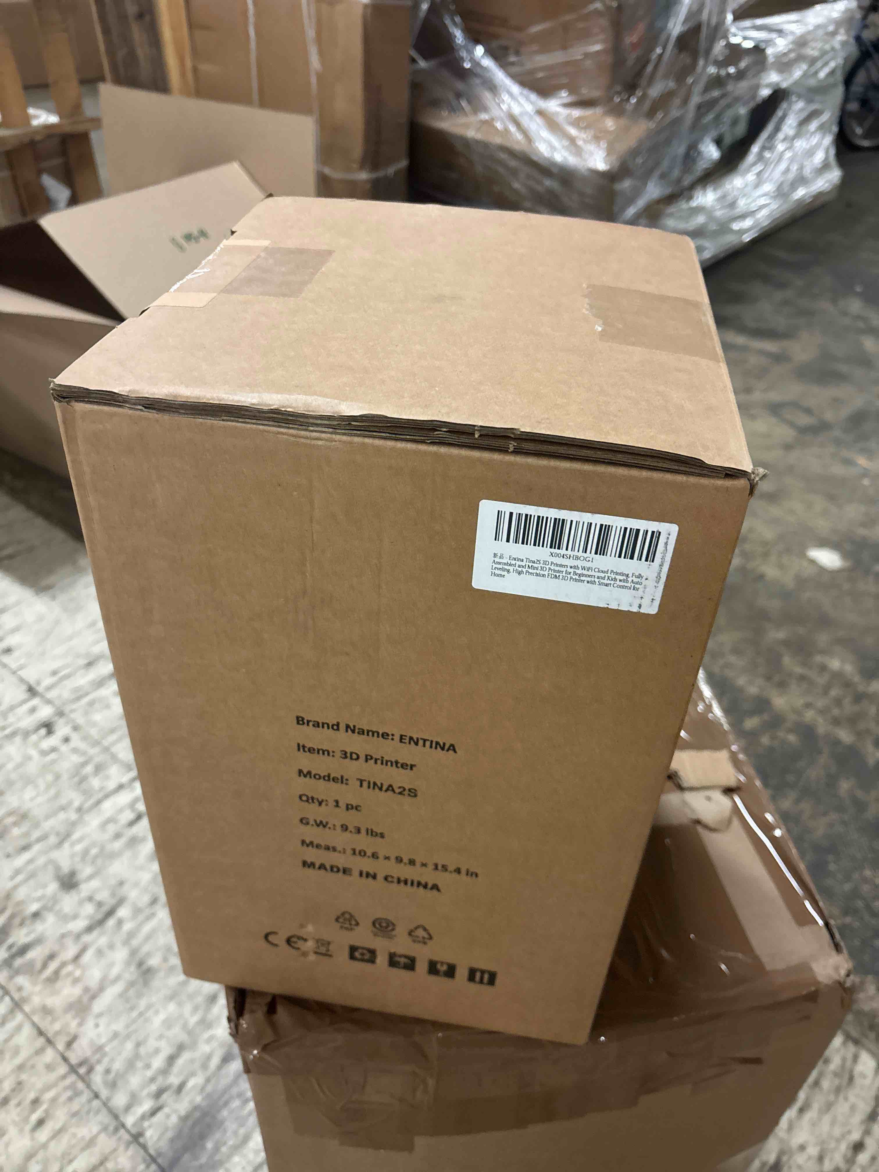 Condition photo showing New/Like New for Entina Tina2S 3D Printer with WiFi Cloud Printing, Huge Library, Fully Assembled, Mini 3D Printers for Beginners and Kids with Auto Leveling, High Precision Kids 3D Printer for Home, School and Office Tina2S WIFI