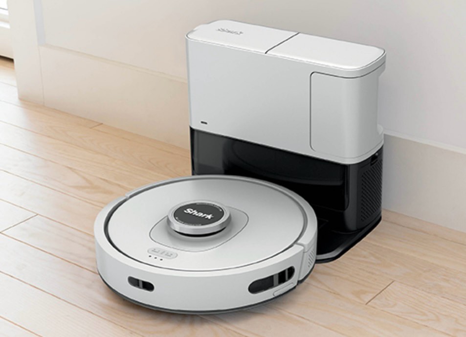 Shark AI Ultra Voice Control Robot Vacuum with Matrix Clean Navigation, Home Mapping, 60-Day Capacity, XL Self-Empty Base for Homes with Pets, Carpet & Hard Floors, Cool Grey Matrix Clean Auto Empty (60 Days)