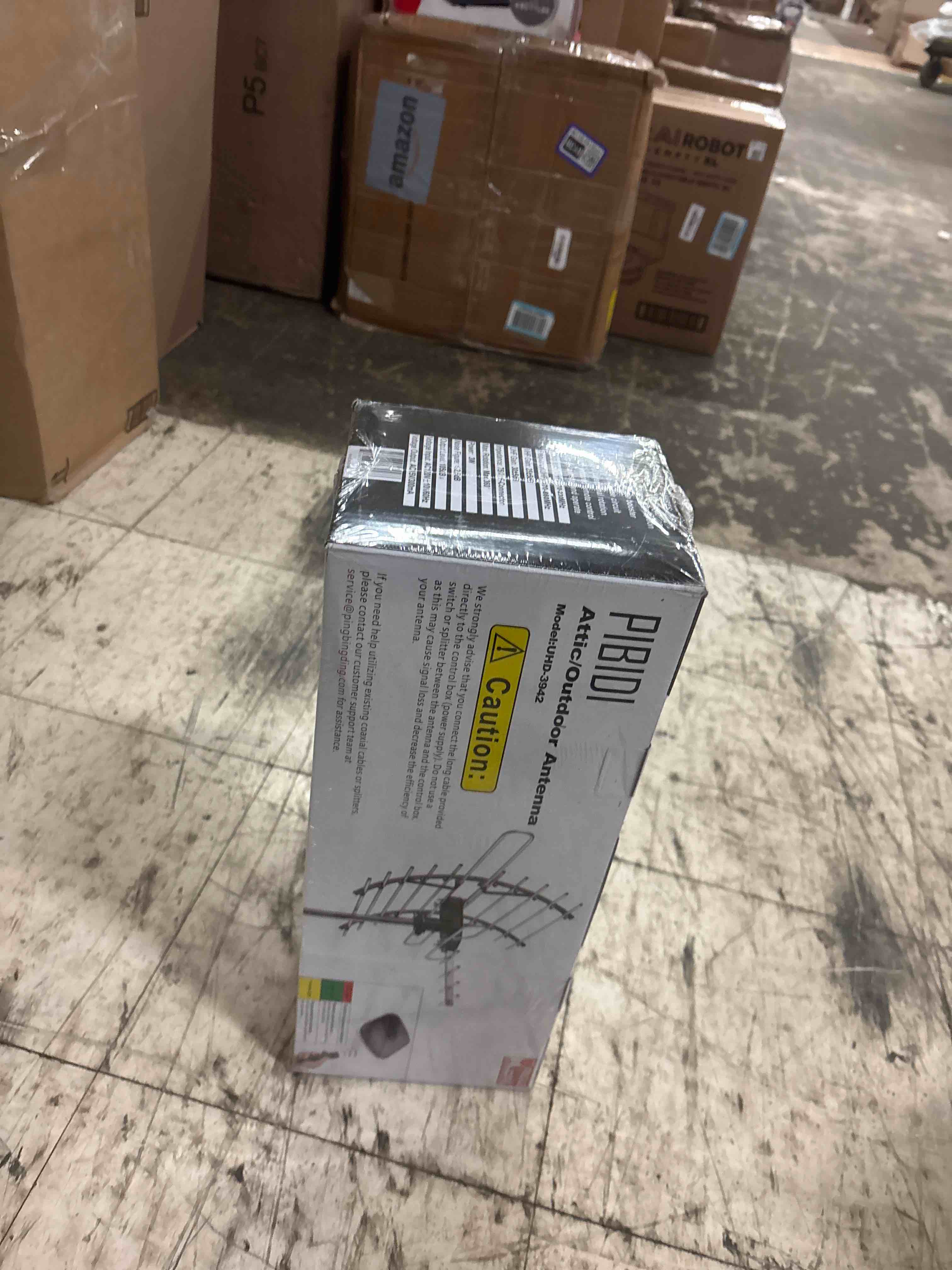 Condition photo showing New/Like New for Digital HD TV Antenna, Amplified Attic/Outdoor Antenna, 360 Degree Rotation Wireless Remote, 4K 1080P VHF UHF, Mounting Pole Included, 200 Miles Range