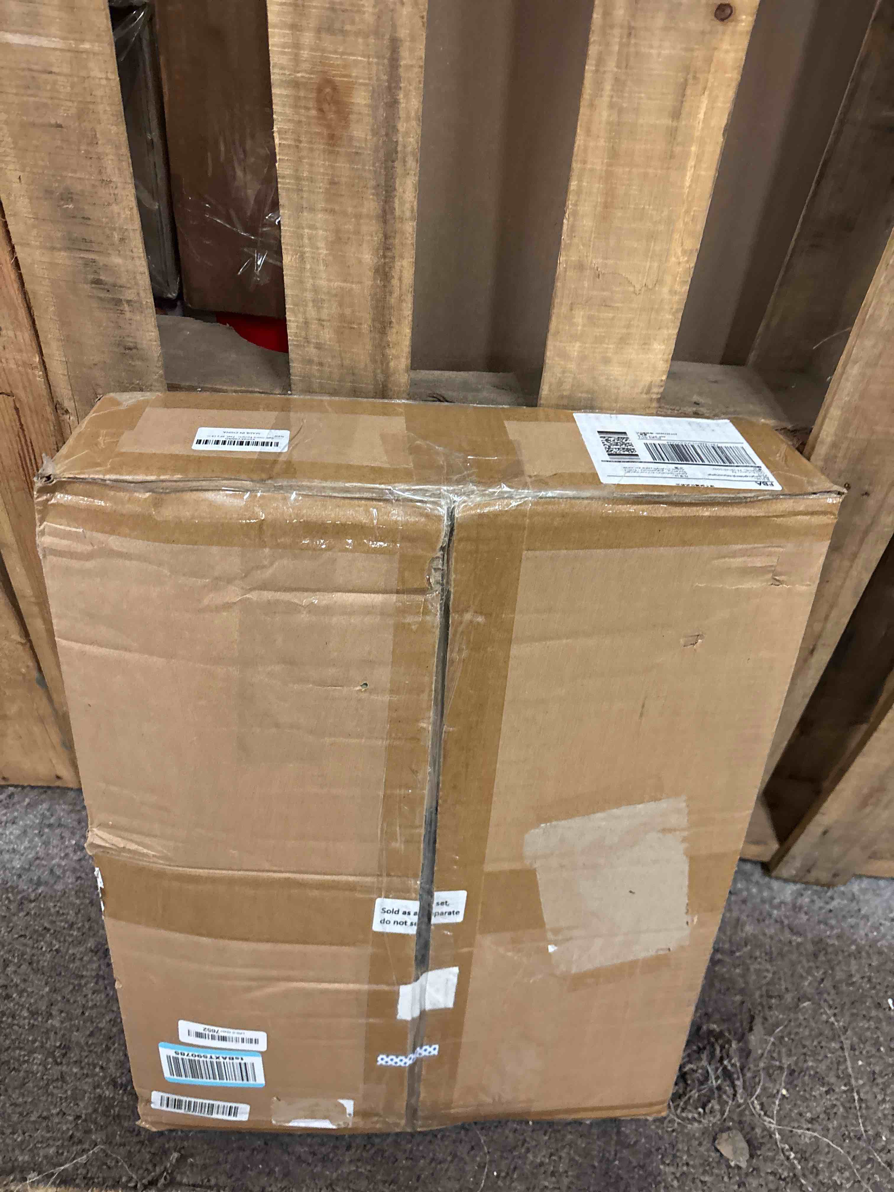 Condition photo showing New/Like New for Gym Home Equipment Weight Rack – 3?Tier Workout Storage Stand for Dumbbells & Kettlebells, Medicine Ball Holder, 460 lb Steel Organizer with Yoga Mat Basket, Hooks, Adjustable Feet, 24 x 16 in