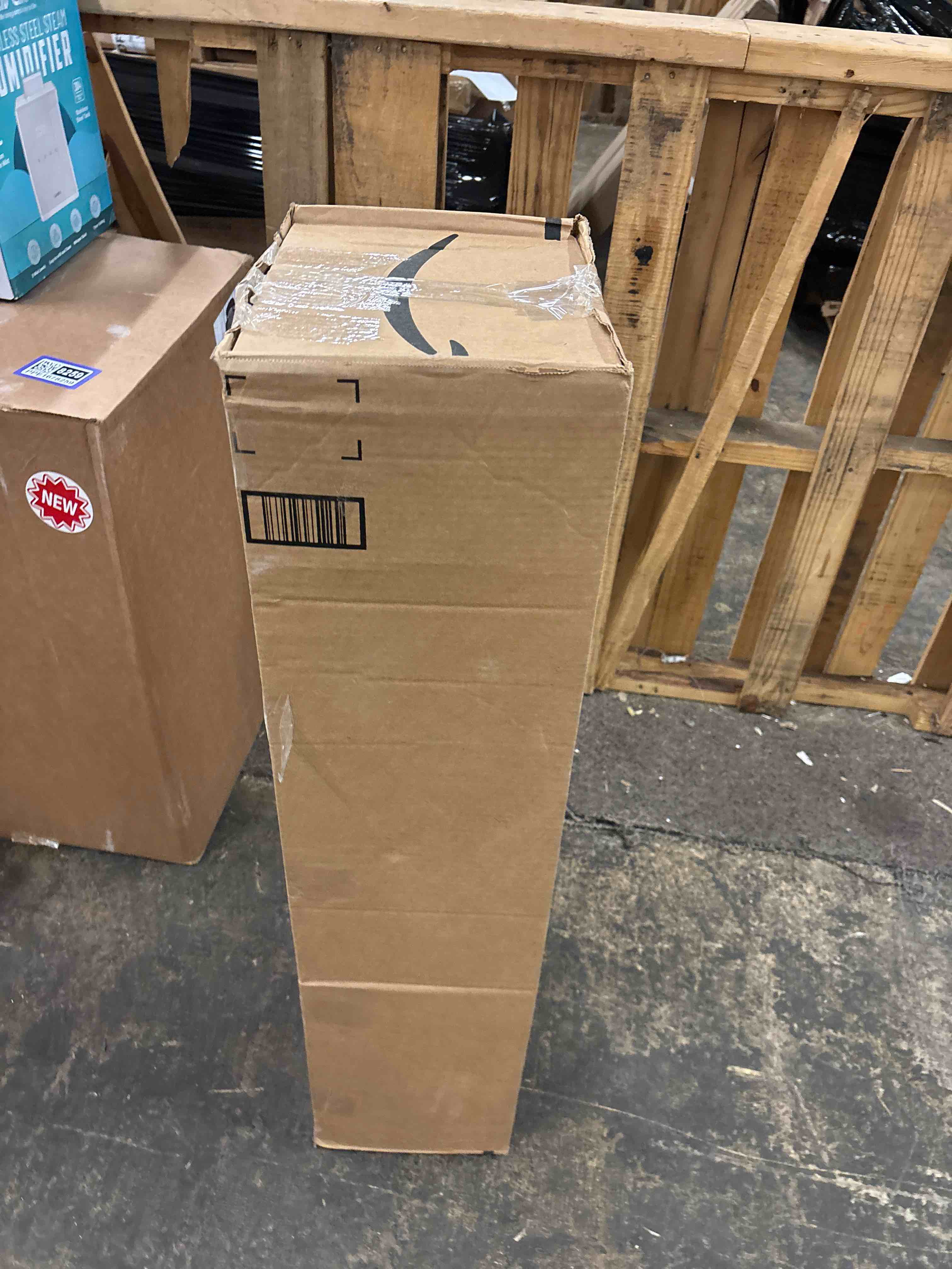 Condition photo showing New/Like New for portable heater outdoor infrared 1500w 8 heat levels 8h timers carbon fiber tube tip-over&overheat protection ip65 waterproof electric garden heater, deep brown