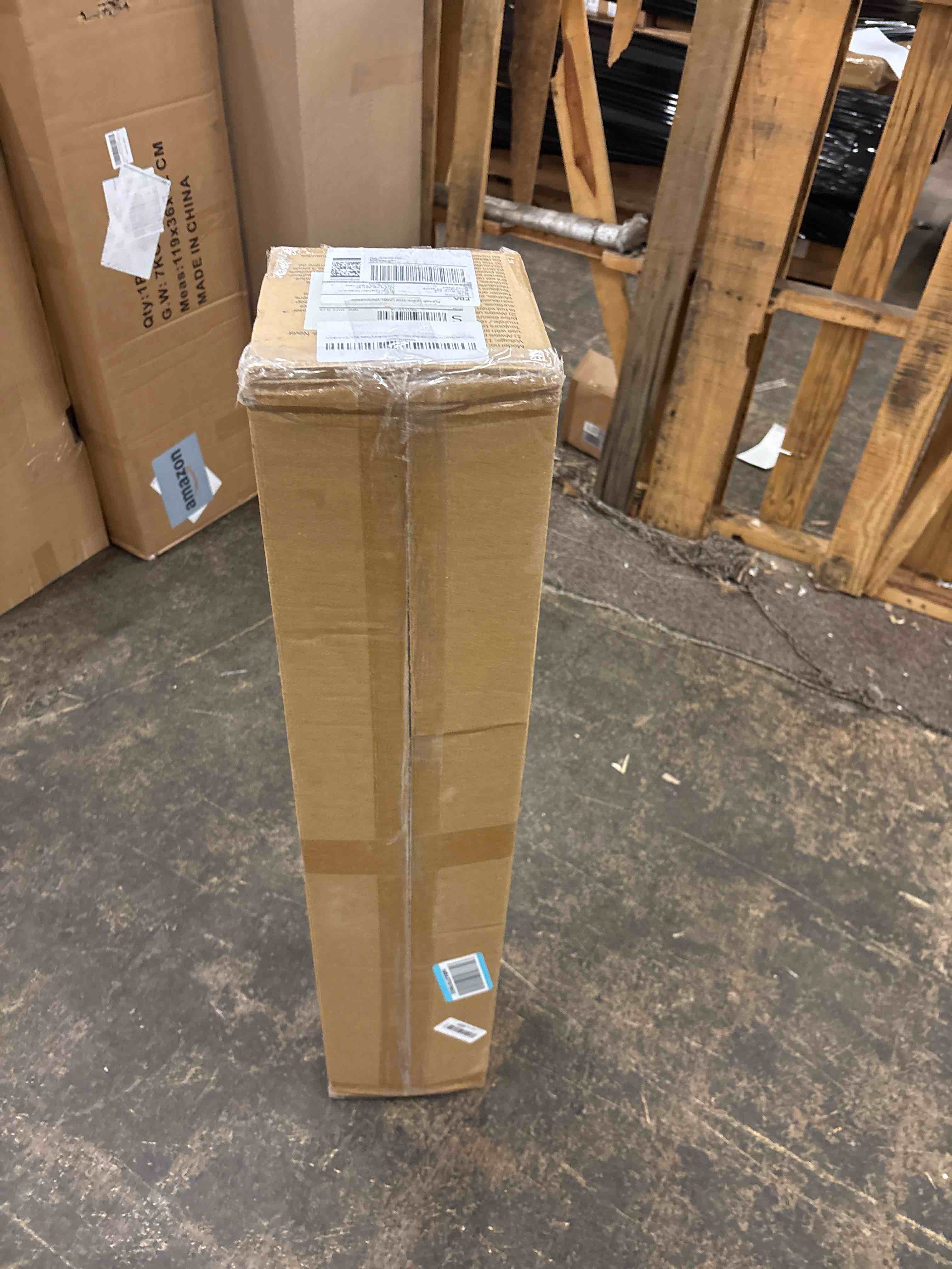 Condition photo showing New/Like New for space heater for indoor use, 34" space heater for large room, 1500w tower heater with remote, adjustable thermostat, 12h timer, 70° oscillation, overheat & tip-over protection, black