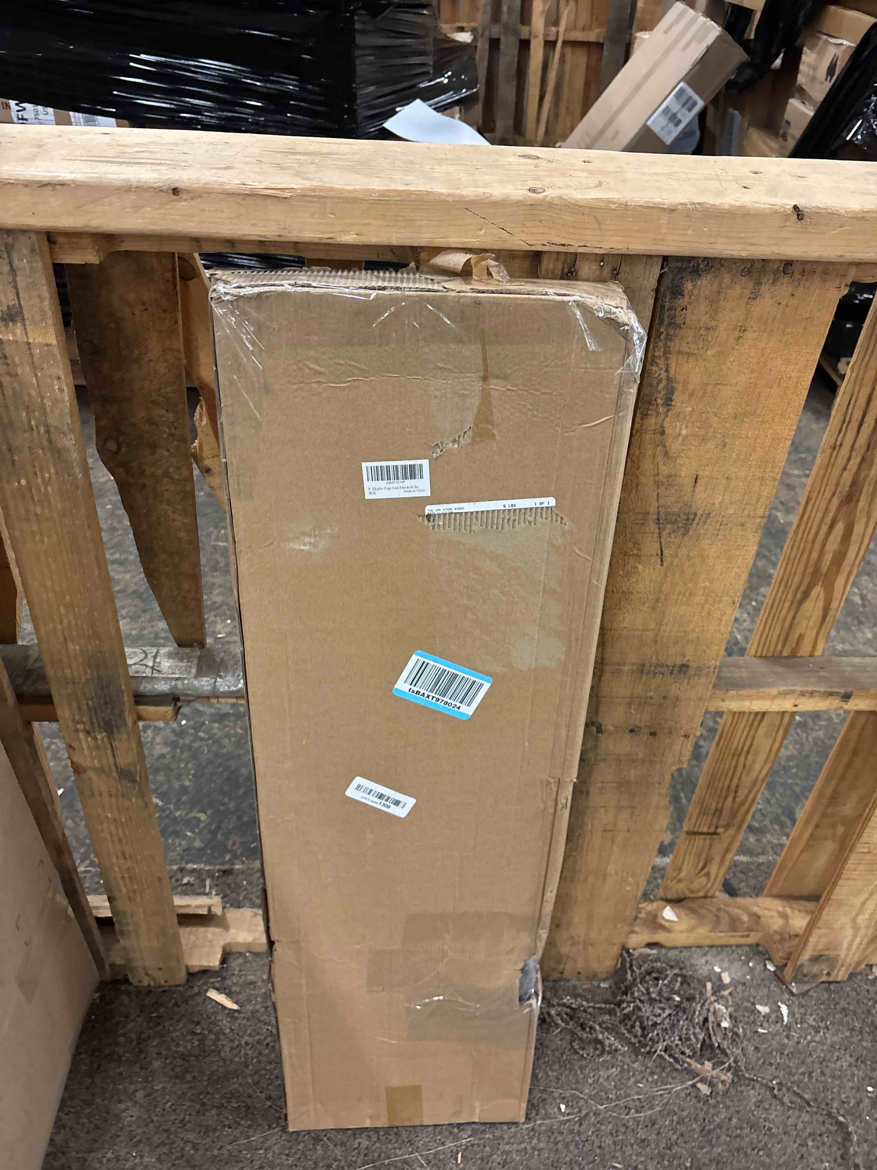 Condition photo showing New/Like New for pogo stick for kids age 6 7, 8, 9, 10 and up, 80 to 160 lbs, toys for ages 8-13, gifts for boys and girls, gifts for kids - no assemblyrequired blue/white