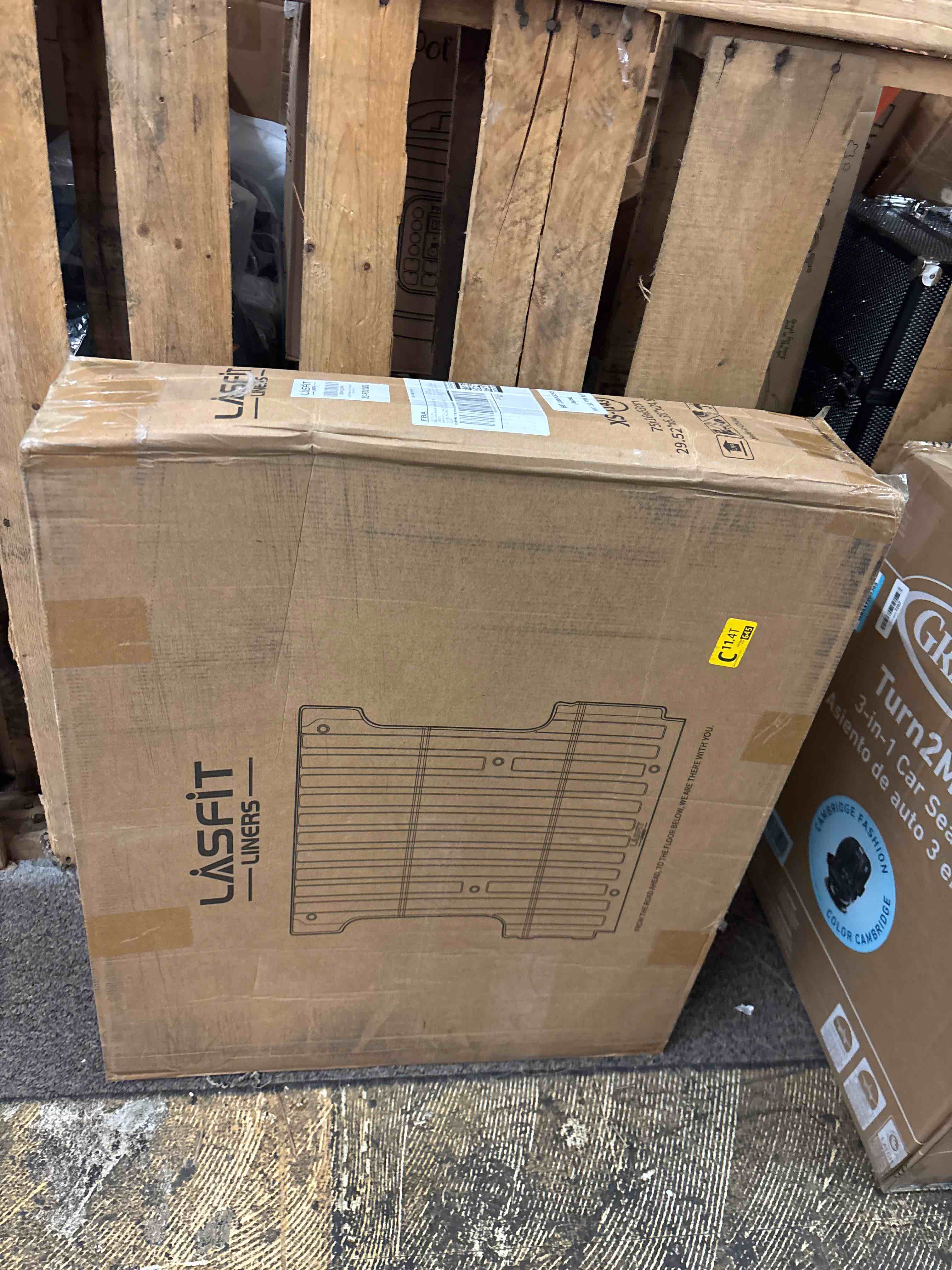 Condition photo showing New/Like New for LASFIT Bed Mat for Ford F-150 6.5FT Truck Bed 2015-2023 Custom Fit for 78.9in Bed Box All Weather Bed Protector Durable TPE Bed Liner Easy Clean- 1pc Black 1) For Ford F-150| 15-23 | 6.5FT Bed Mat