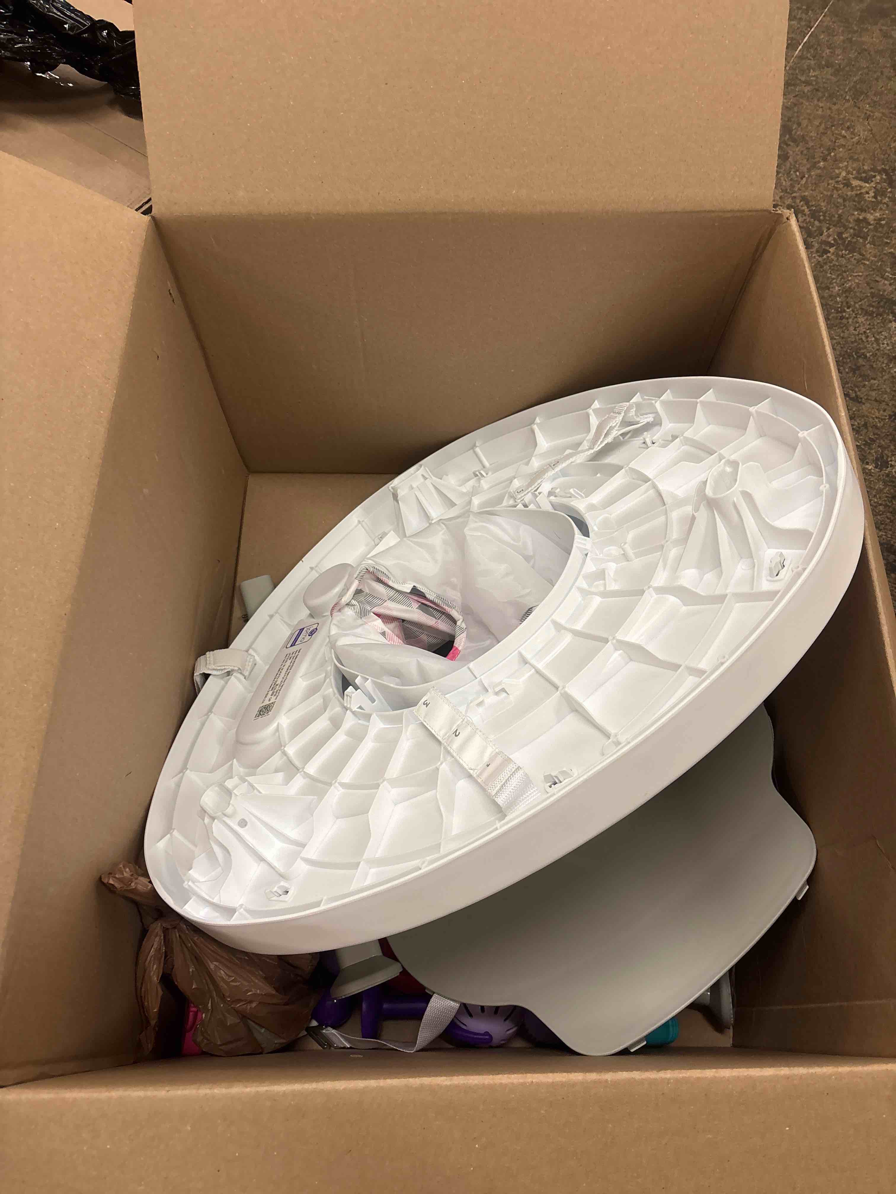 Condition photo showing New/Like New for Smart Steps Bounce N’ Play 3-in-1 Activity Center, Harmony Pink