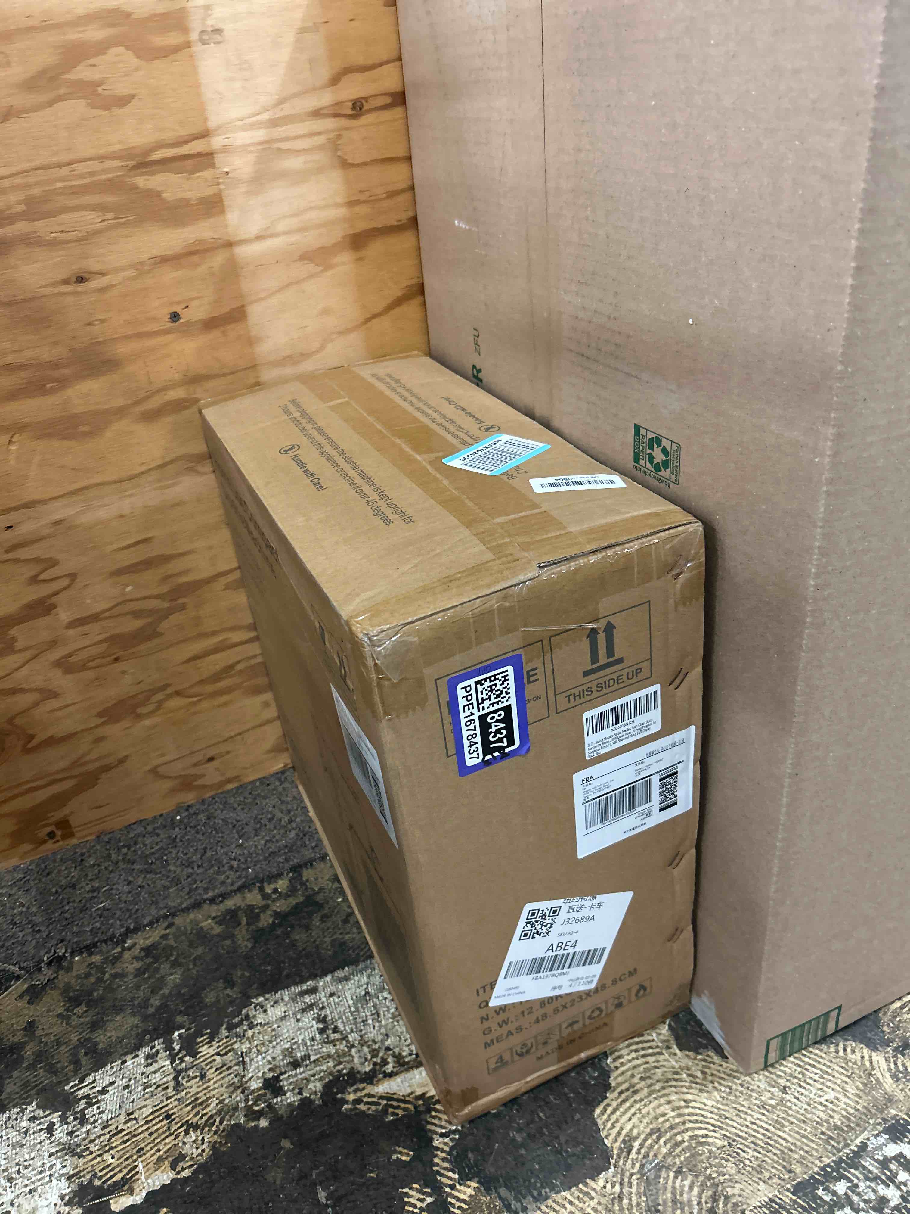 Condition photo showing New/Like New for slushie machine no ice needed, auto-clean, slushy machine for home, 220w quick frozen drink maker with 6 preset programs for margaritas, frappés, milk shake and more, led display, black, 88oz