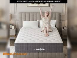 Neverfade 12 Inch Twin Mattress, Medium Firm Gel Memory Foam Hybrid Mattress, for Back Pain Relief, Pressure Relief for Side Sleepers 