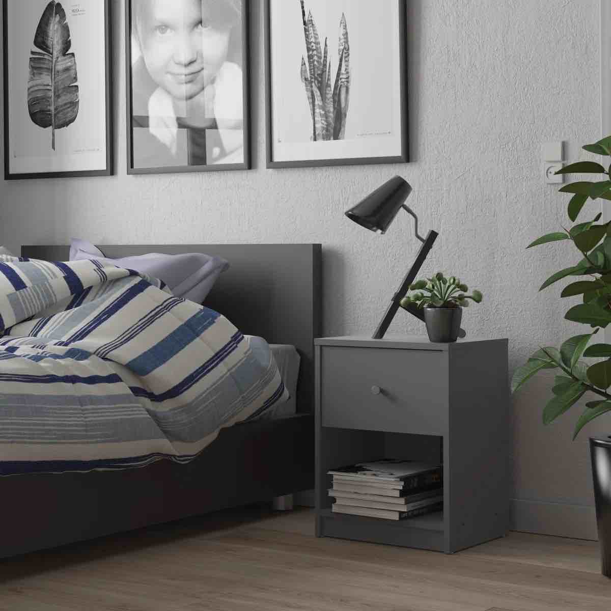 Clanton Small-Space 1 - Drawer Nightstand