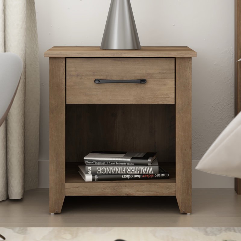 walter 20.3" 1 drawer nightstand