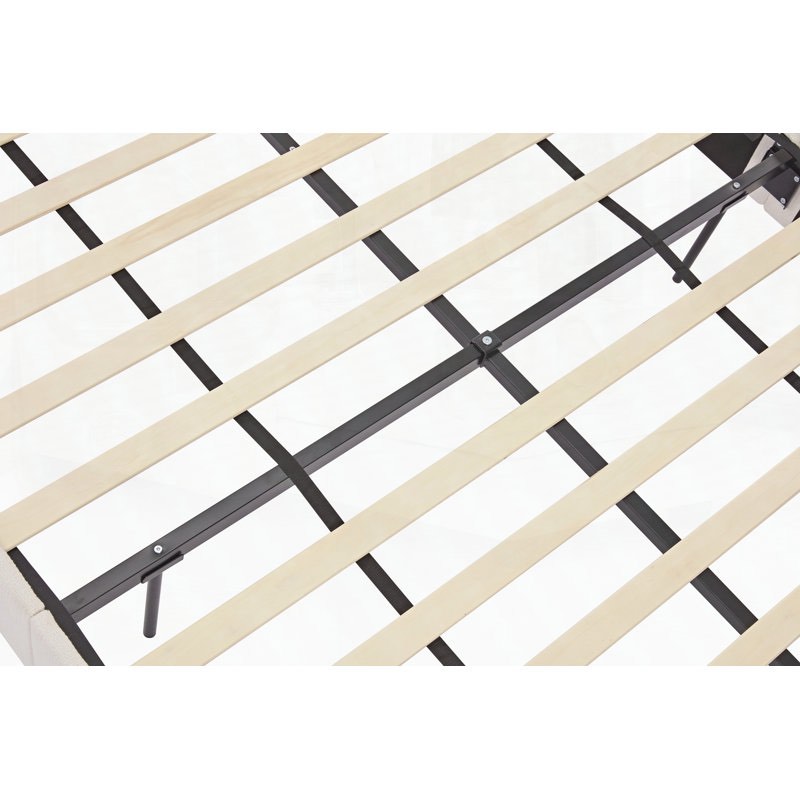 Condition photo showing New/Like New for Mozter Upholstered Wingback Platform Bed- Queen