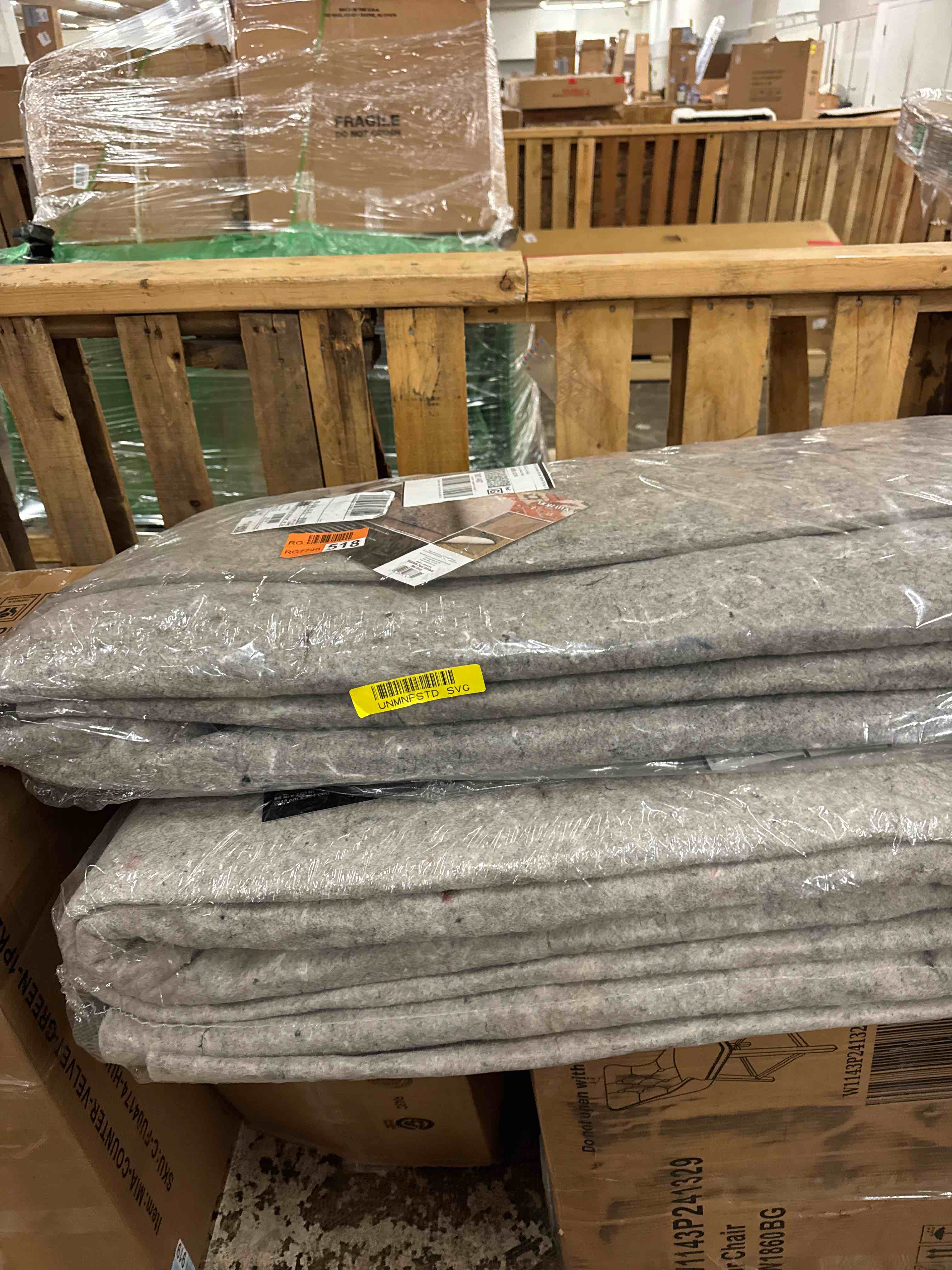 Condition photo showing New/Like New for Mohawk Home 8' x 10' Non Slip Rug Pad Gripper 1/4 Thick Dual Surface Felt + Rubber Gripper - Safe for All Floors, Brown