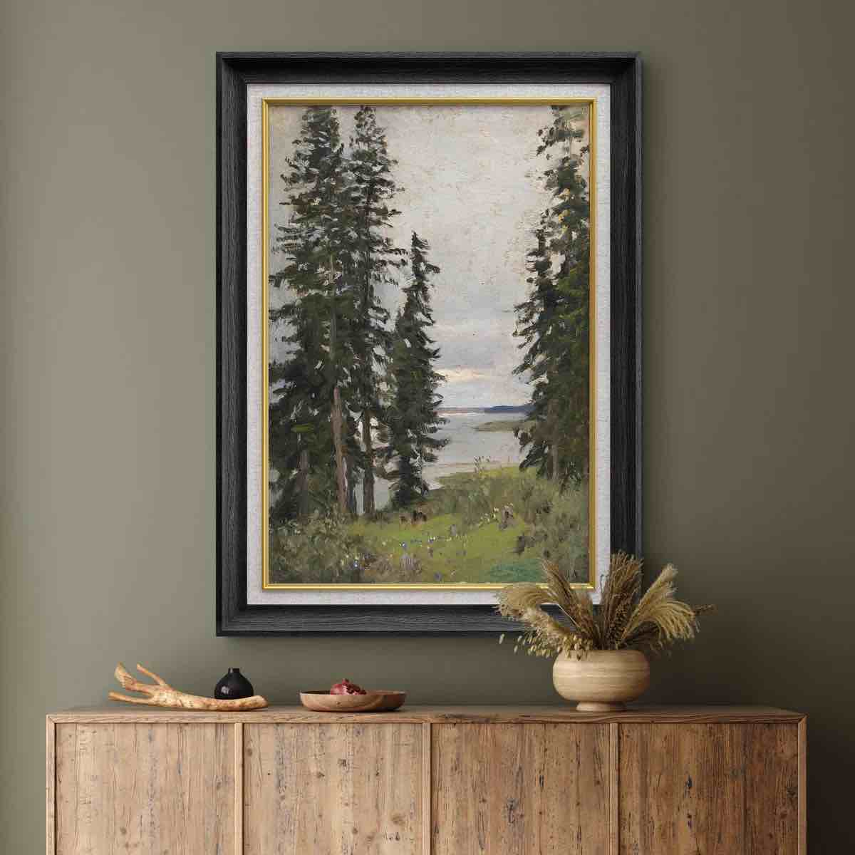 Condition photo showing New/Like New for Forest The Lake Print