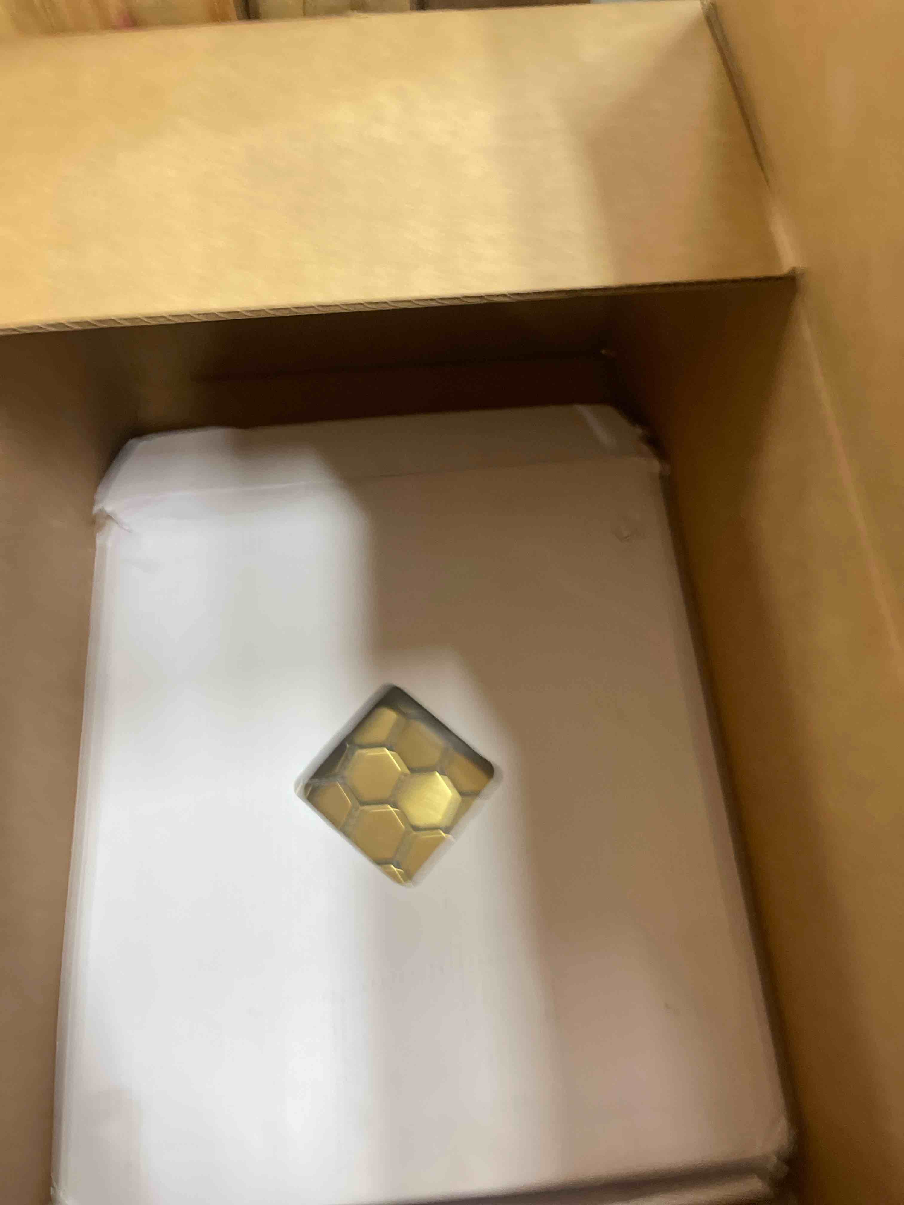 Condition photo showing New/Like New for Hexagon Metal Look Wall & Floor Tile