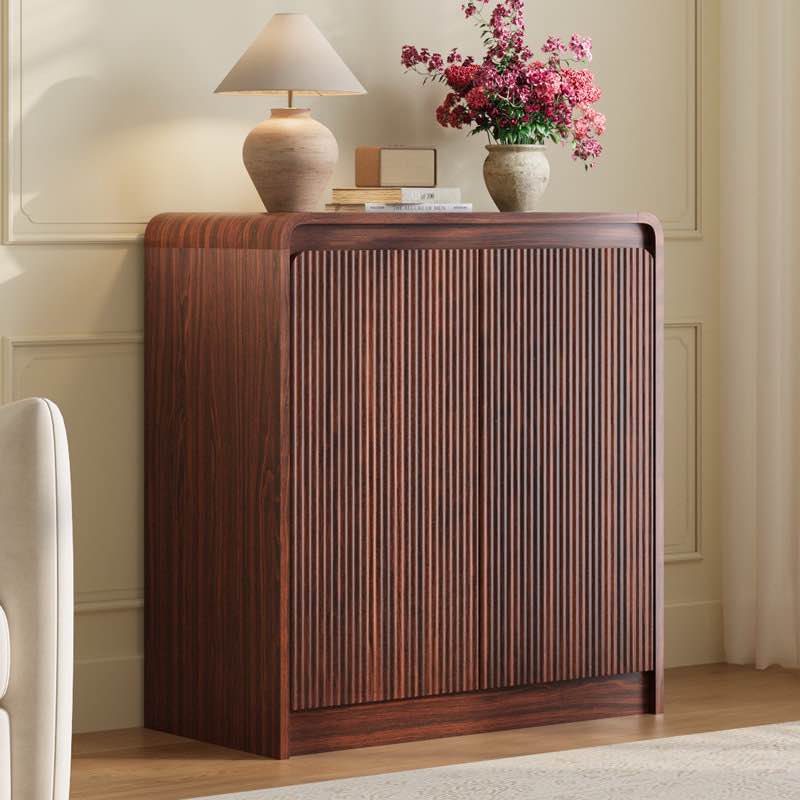 31in sideboard storage cabinet with doors and shelves