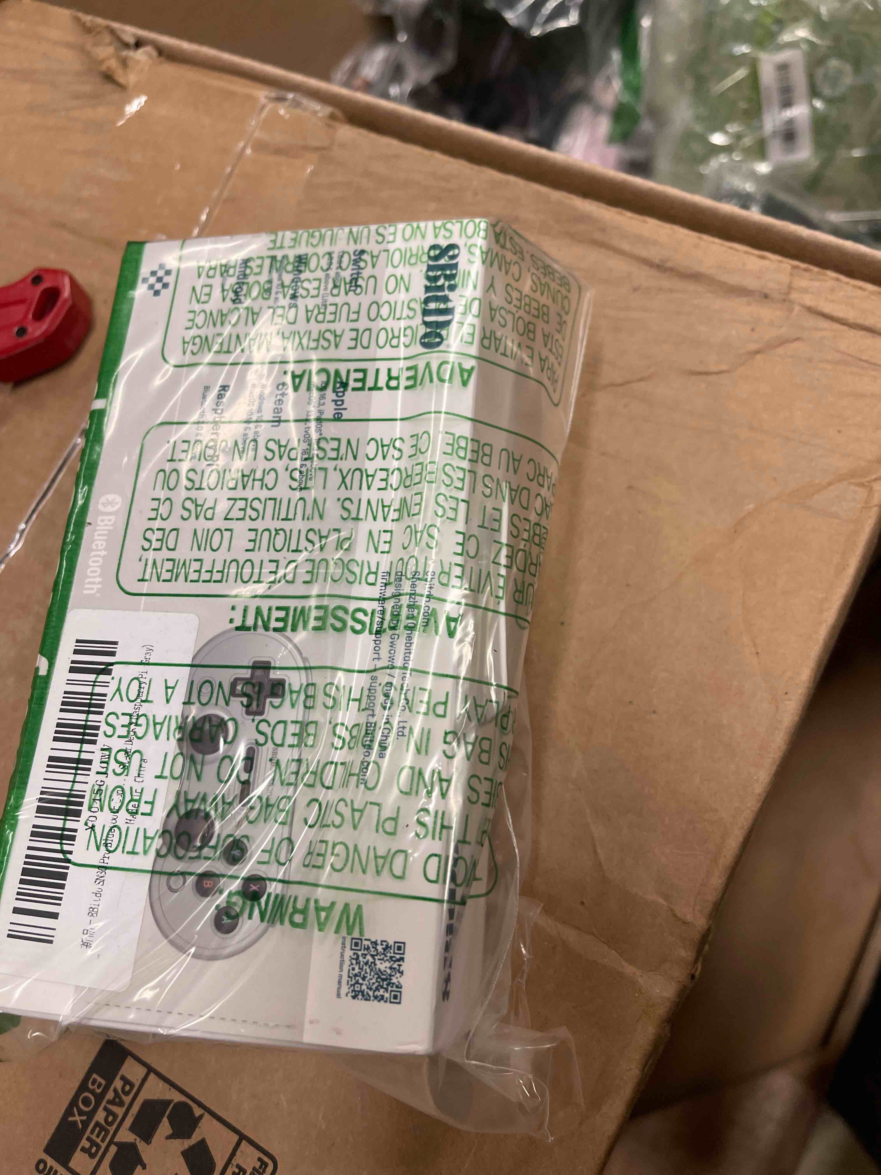 Condition photo showing New/Like New for 8Bitdo SN30 Pro Bluetooth Controller, Hall Effect Joystick Update, Compatible with Switch, PC, macOS, Android, Steam Deck & Raspberry Pi (Gray) Hall Effect Joystick Gray Edition