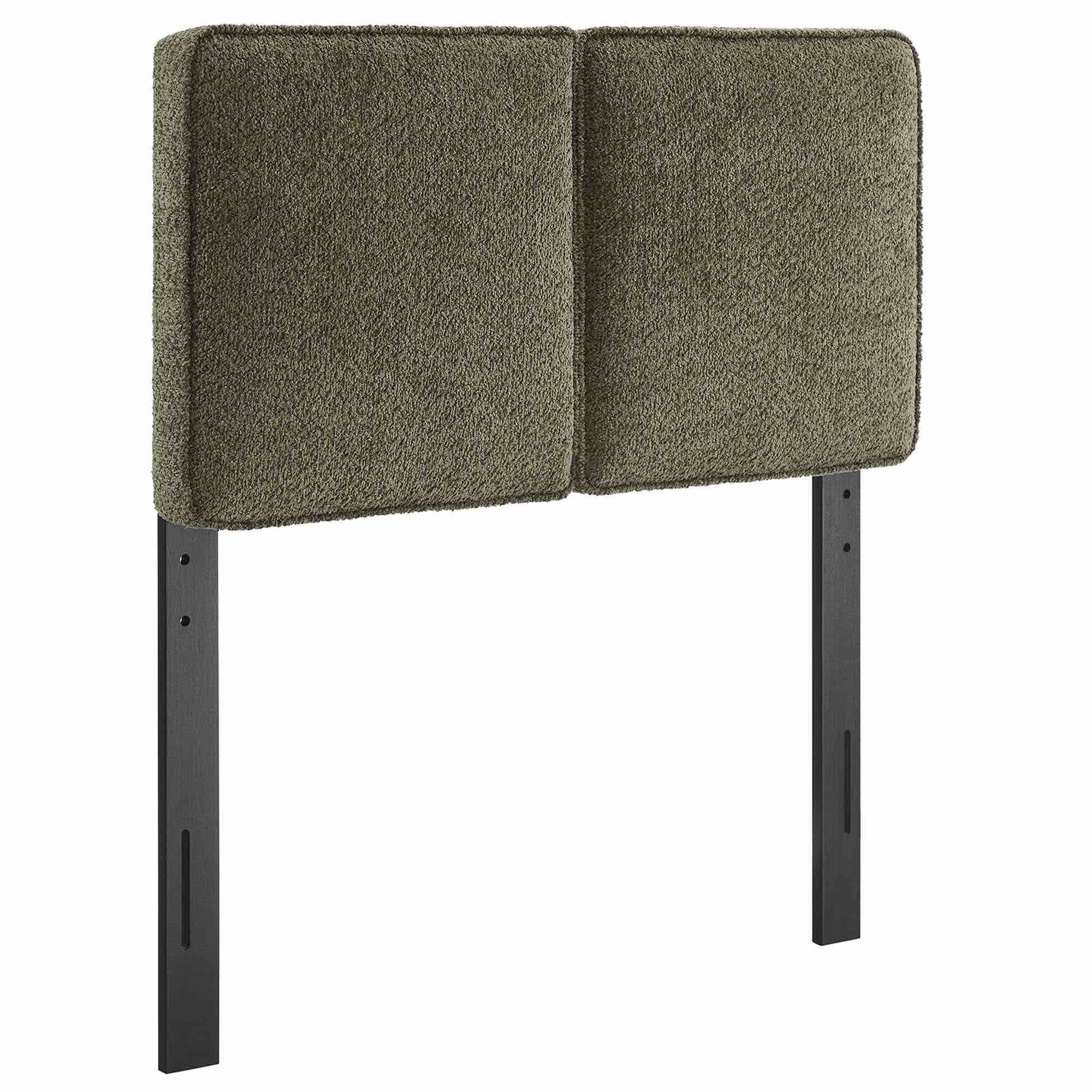 Condition photo showing New/Like New for Lindee Boucle Fabric Headboard -Full