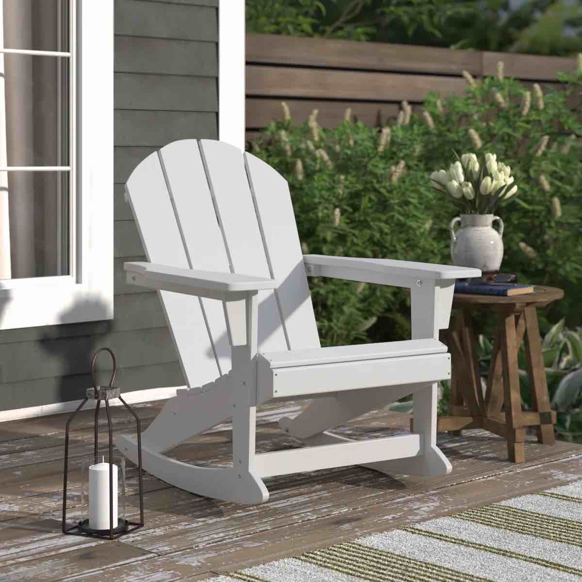 Ravenna HDPE Rocking Adirondack Chair
