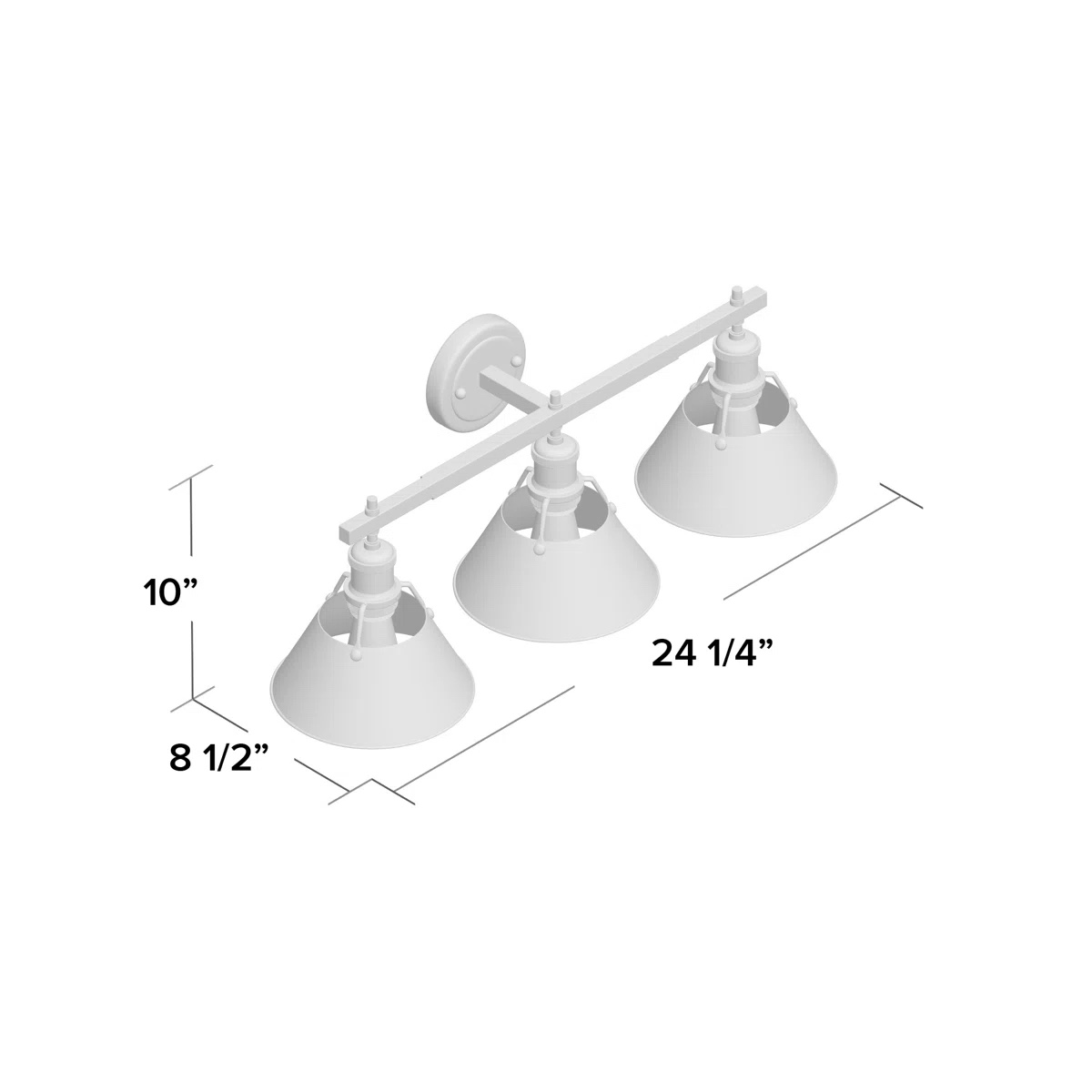 Condition photo showing Good Condition for Felda 3-light fixture