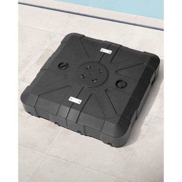 350 Lb. Cantilever Umbrella Base With Wheels and Handle