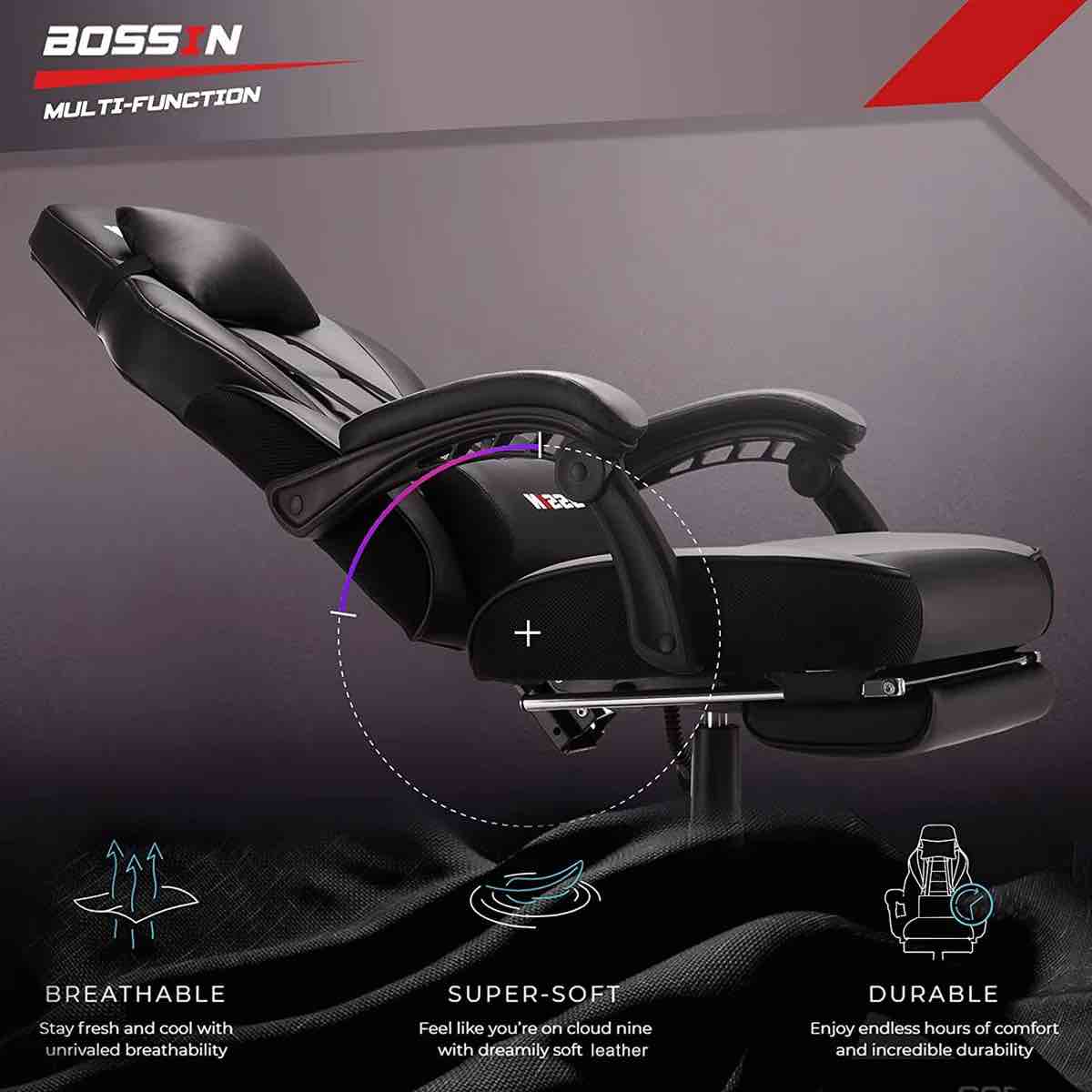 Condition photo showing New/Like New for bossin game chair