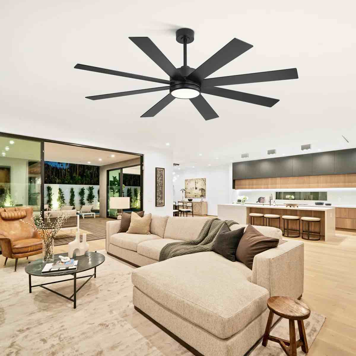 Condition photo showing New/Like New for    Veliz 65" Large Ceiling Fan 