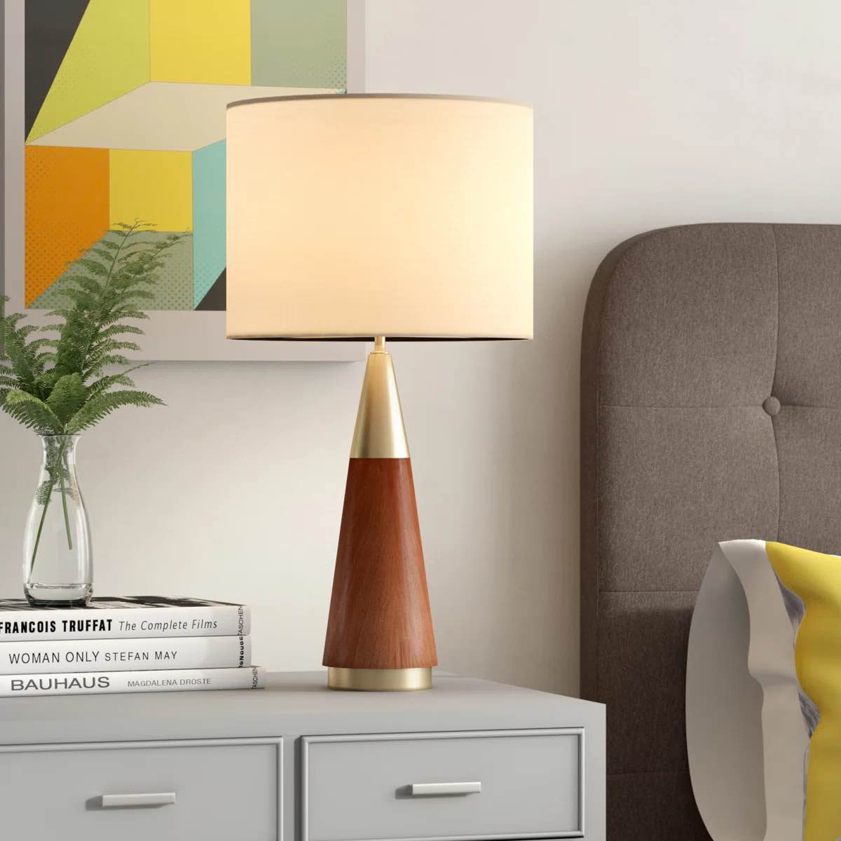 Stringer Architectural Triangular Table Lamp